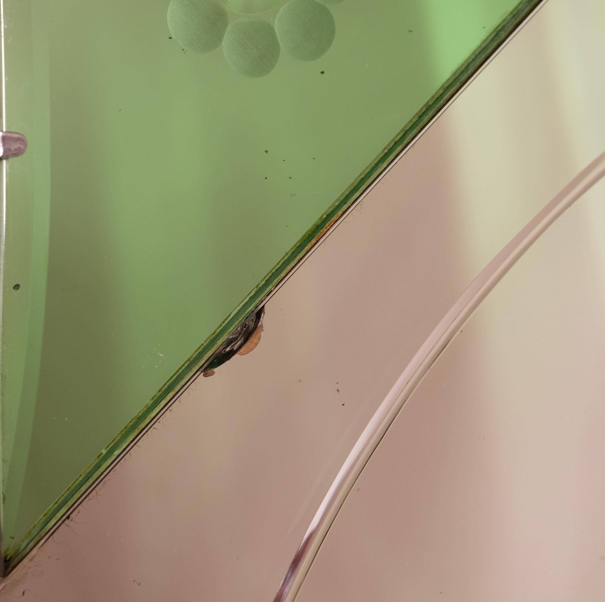 Britannico Originale Art Deco Mirror a otto punte inglese Greene & Greene 1930 in vendita