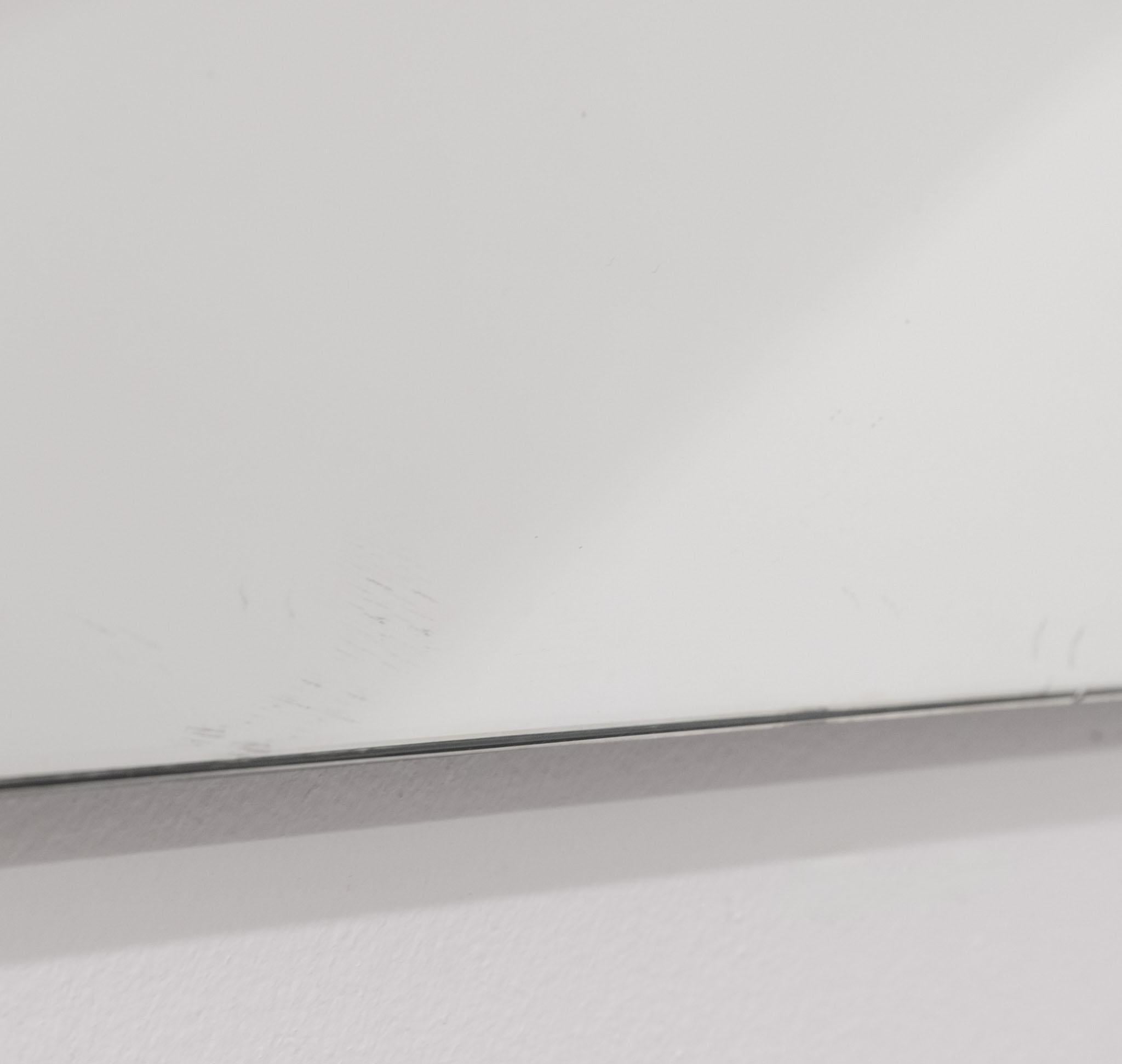 Original English Art Deco Geometric Wall Mirror Red Green 1930 For Sale 1