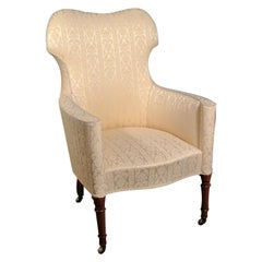 Original English Regency Barrel Back Chair, circa 1820