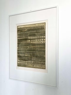 Original Engraving by Arnaldo Pomodoro, signed and numbered, edition of fifteen