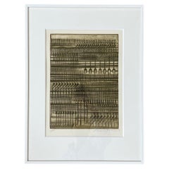 Original Engraving by Arnaldo Pomodoro, signed and numbered, edition of fifteen