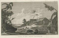 Original Engraving of Rotterdam Island, Nowadays Nomuka, Kingdom of Tonga, c1800