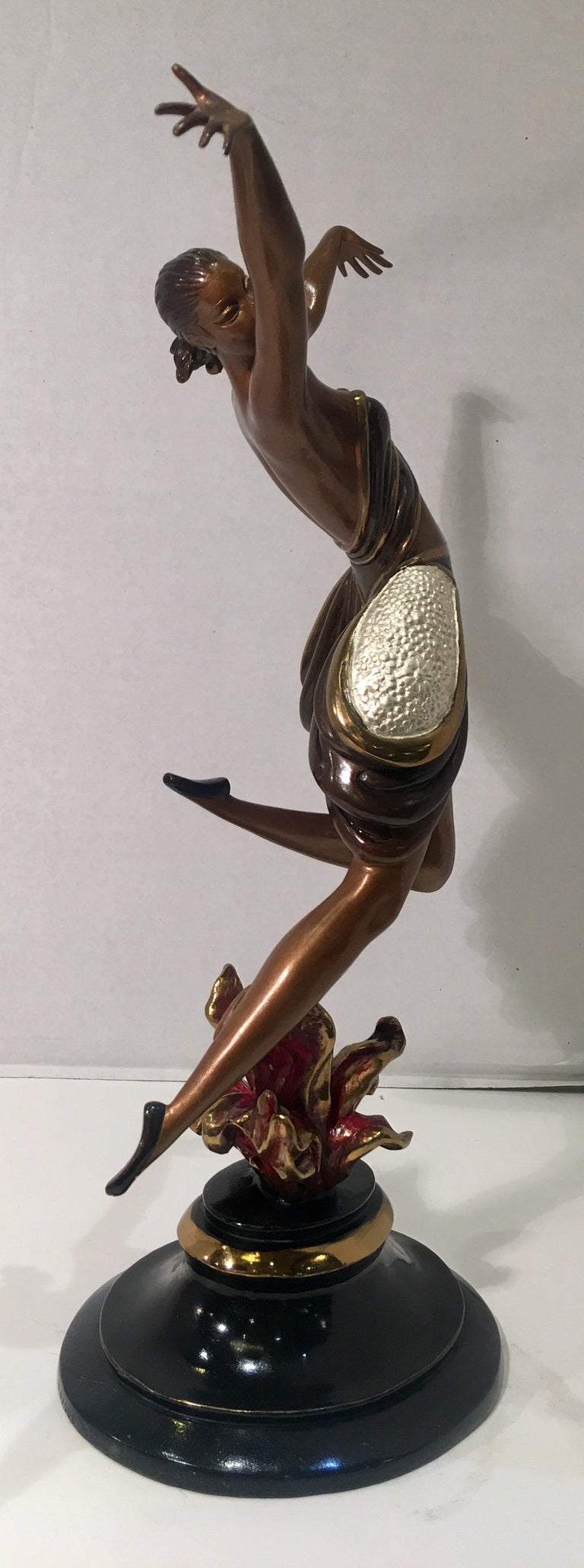 Original Erte Bronze "La Danseuse" Limited Edition Art Deco Style