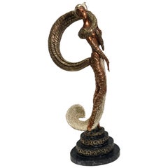 Original Erte Bronze "Masquerade" Limited Edition Art Deco Style Sculpture