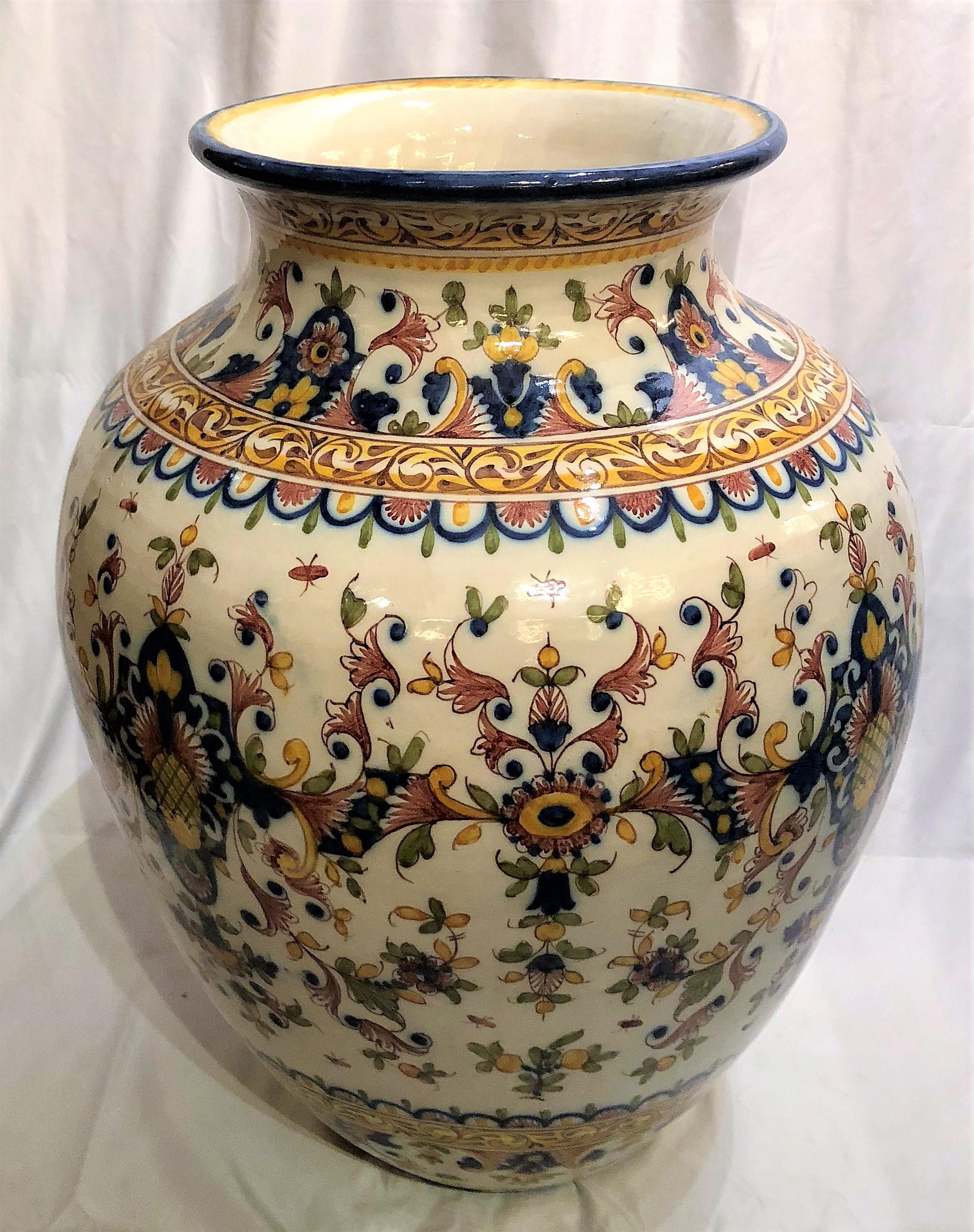 Original estate Portuguese garden urn.