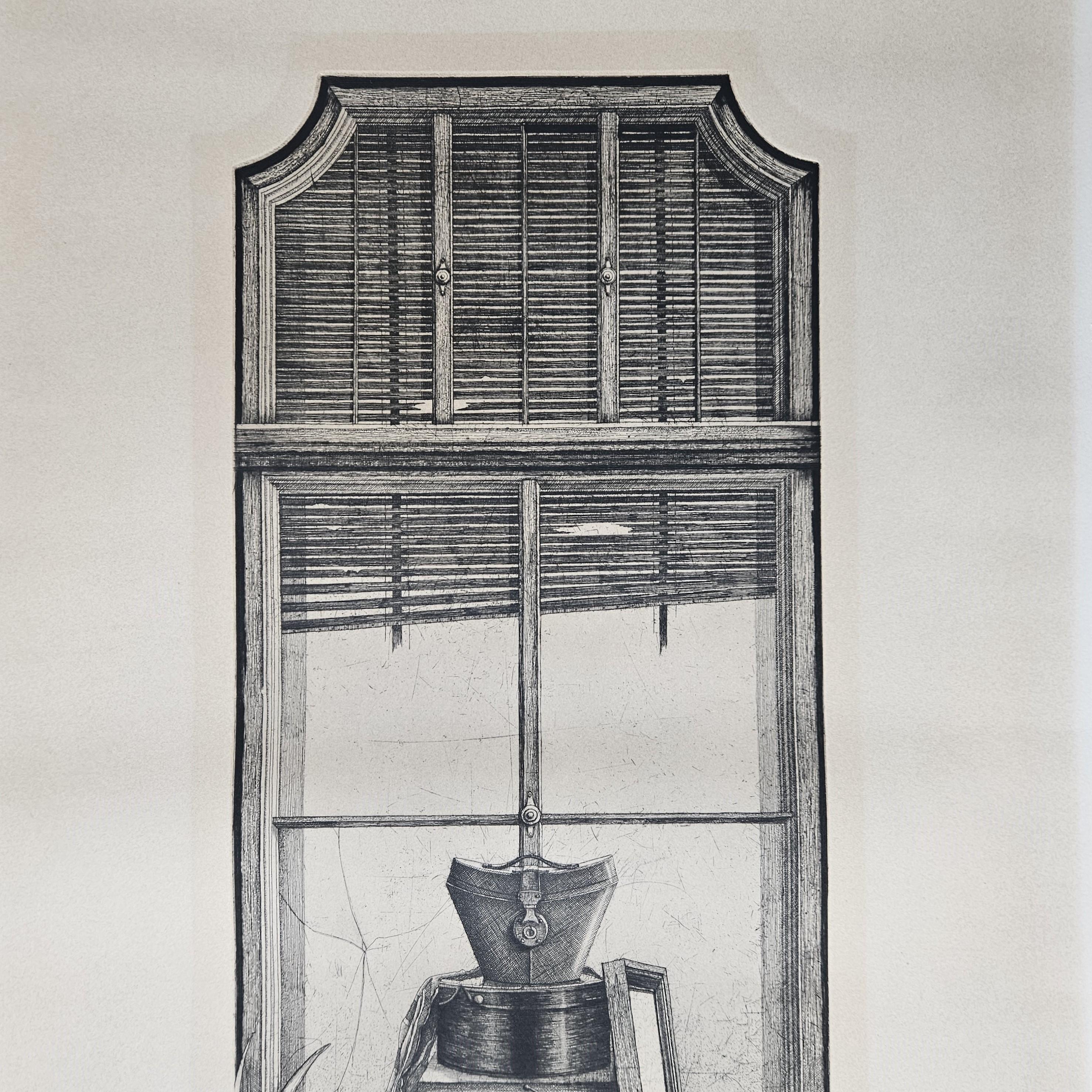 Etched Original Etching by Rolf Escher 
