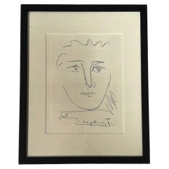 Original Etching "Pour Roby" by Pablo Picasso