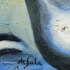 Original Eugéne De Sala Oil Painting, Modern Art