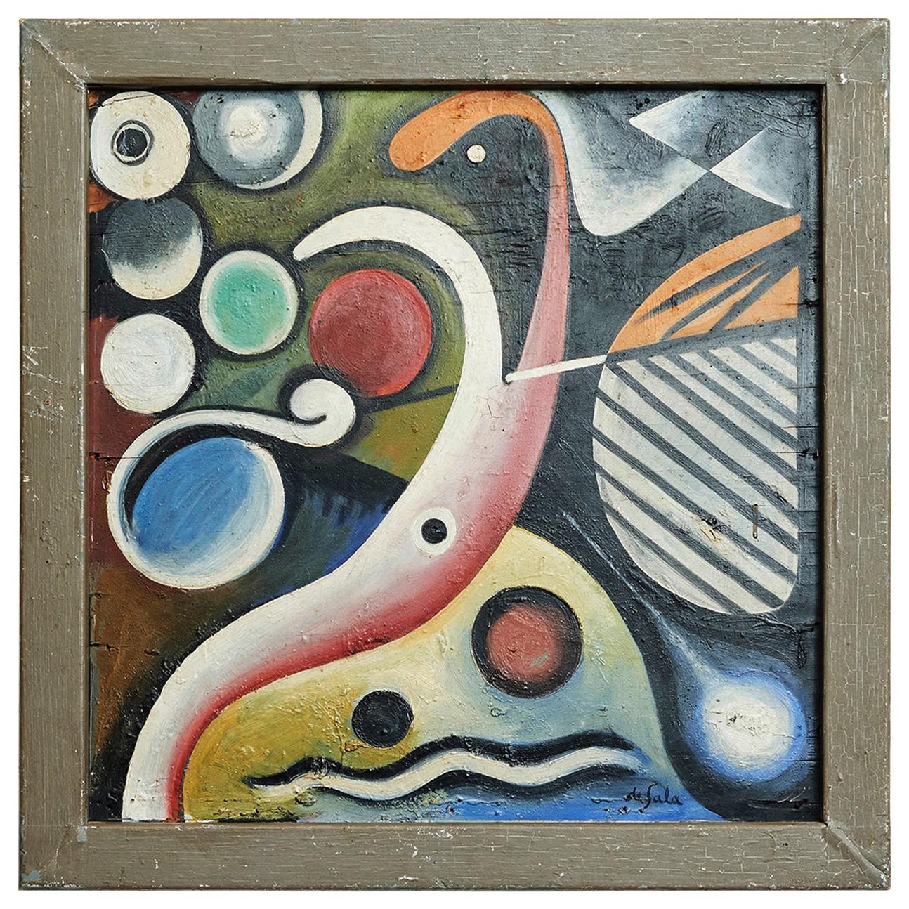 Original Eugéne De Sala Oil Painting, Modern Art