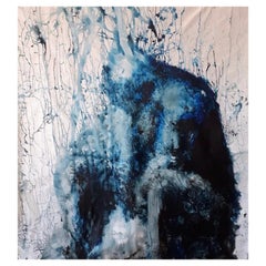 Original "Evanescence II" Modern Abstract Painting by Artist Saul Gil Corona