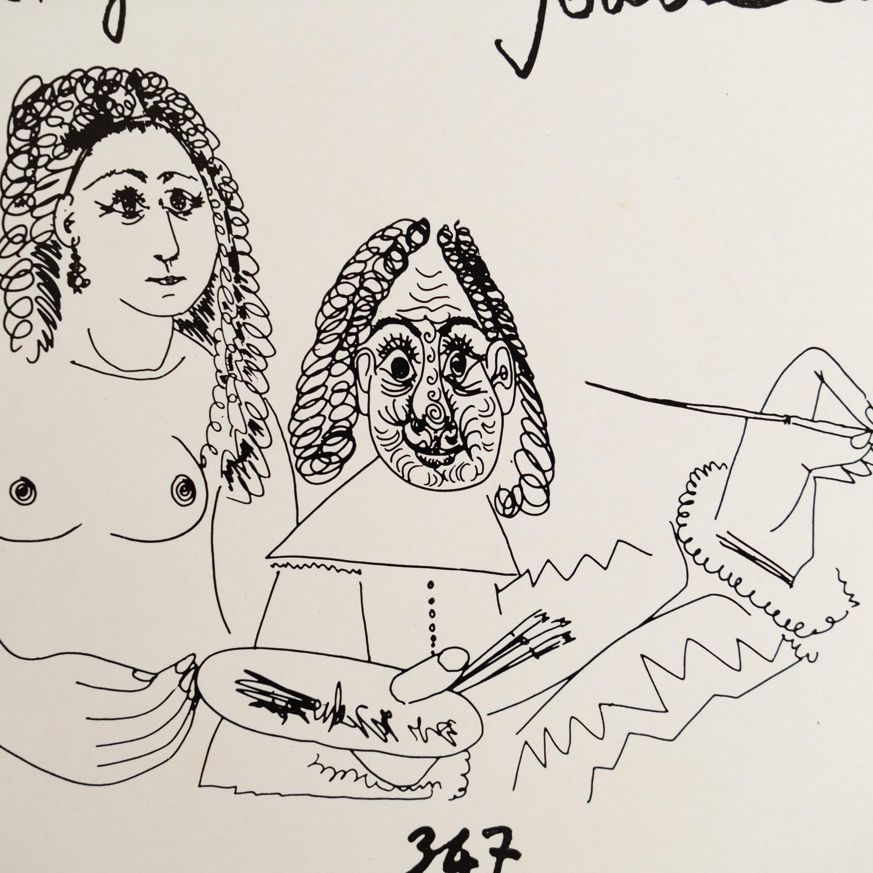 Original-Ausstellungs-Katalog - 347 Grabados von Pablo Picasso, Sala Gaspar, 1968 (Spanisch) im Angebot