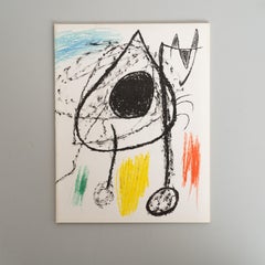 Original Exhibition Catalog – 5 Grabats Més 1 Portada by Joan Miró, Sala Gaspar