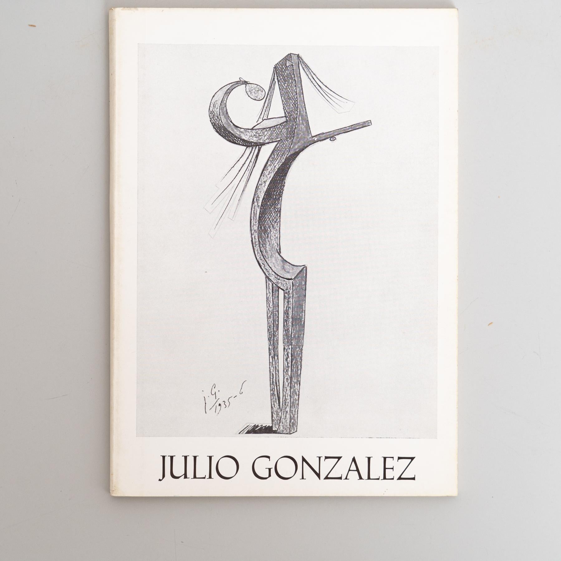 Mid-Century Modern Original Exhibition Catalog – Dibujos 1928-1942 by Julio González For Sale