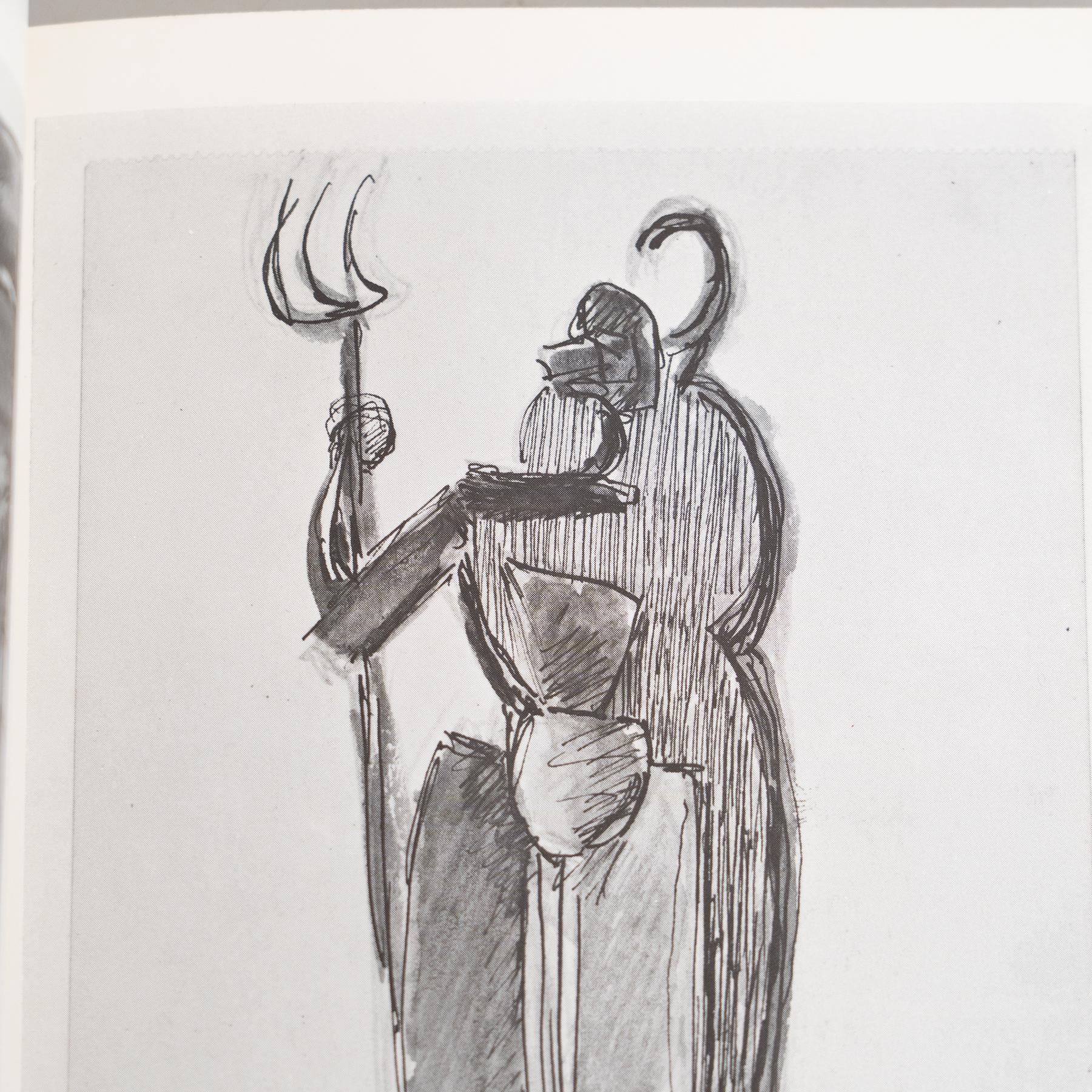 Original Exhibition Catalog – Dibujos 1928-1942 by Julio González In Good Condition For Sale In Barcelona, ES