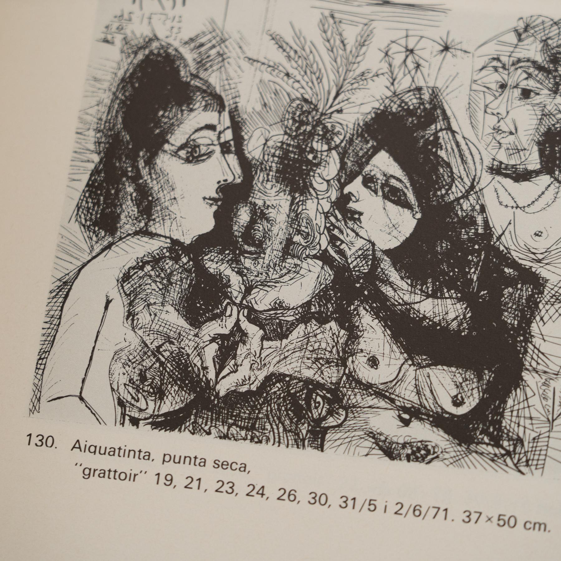 Original-Ausstellungskatalog - Els 156 Darrers Gravats Originals von Pablo Picasso im Angebot 1
