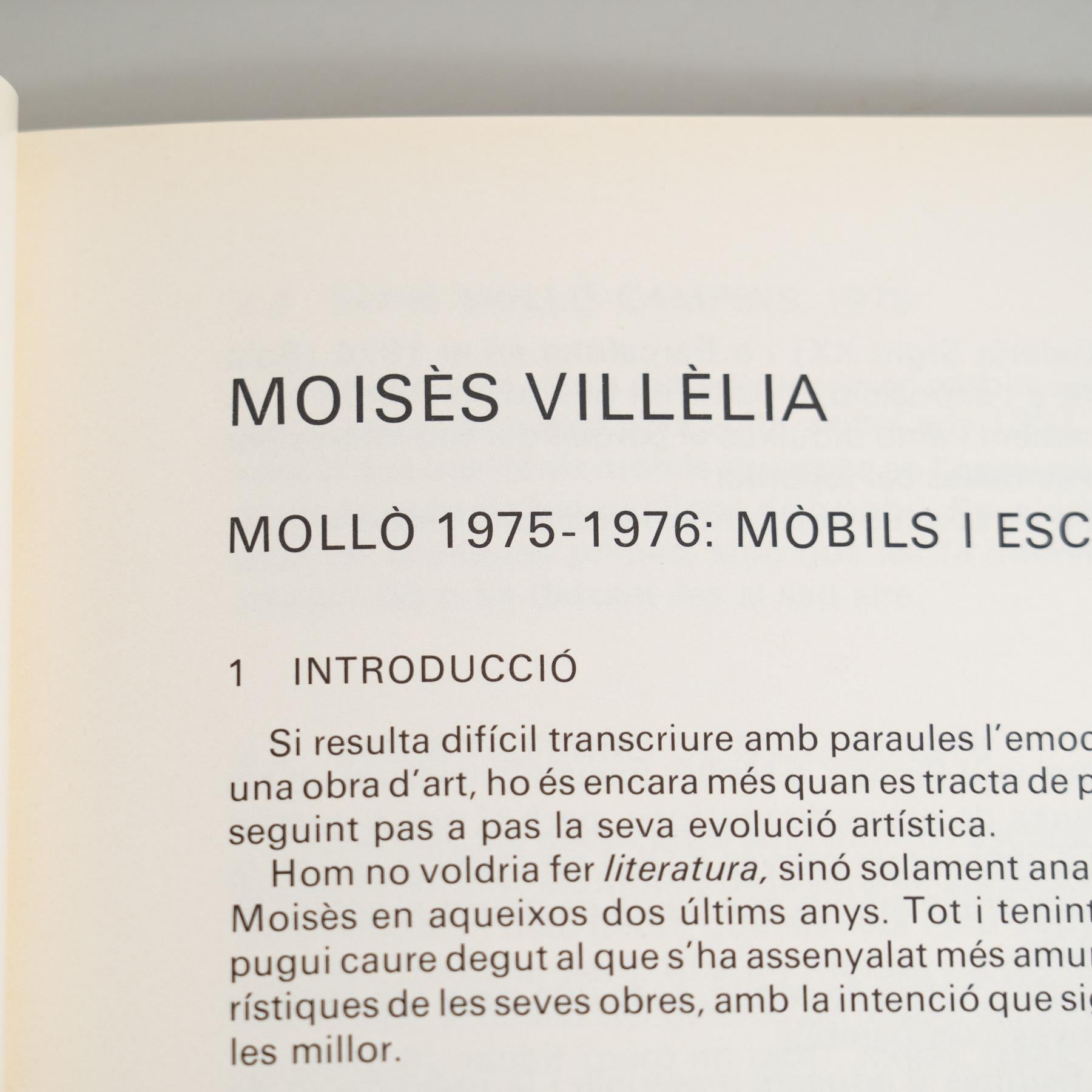 Catalogue original de l'exposition - Esculturas y Dibujos de Moisès Villèlia Bon état - En vente à Barcelona, ES