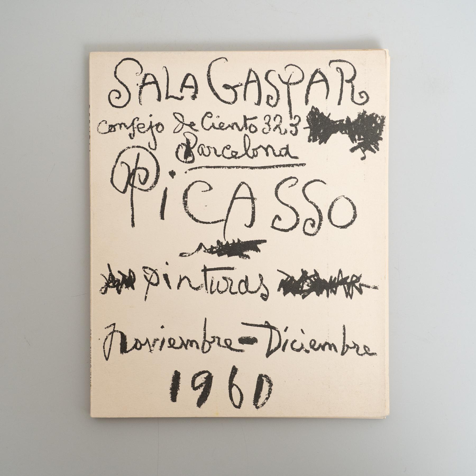 Original-Ausstellungs-Katalog - Pinturas von Pablo Picasso, Sala Gaspar, 1960

Künstler: Pablo Picasso

Ausstellung: Pinturas - Sala Gaspar, Barcelona

Jahr: 1960

Sprache: Spanisch

Abmessungen: 23 x 18 cm

Einband: Softcover

Zustand: Guter