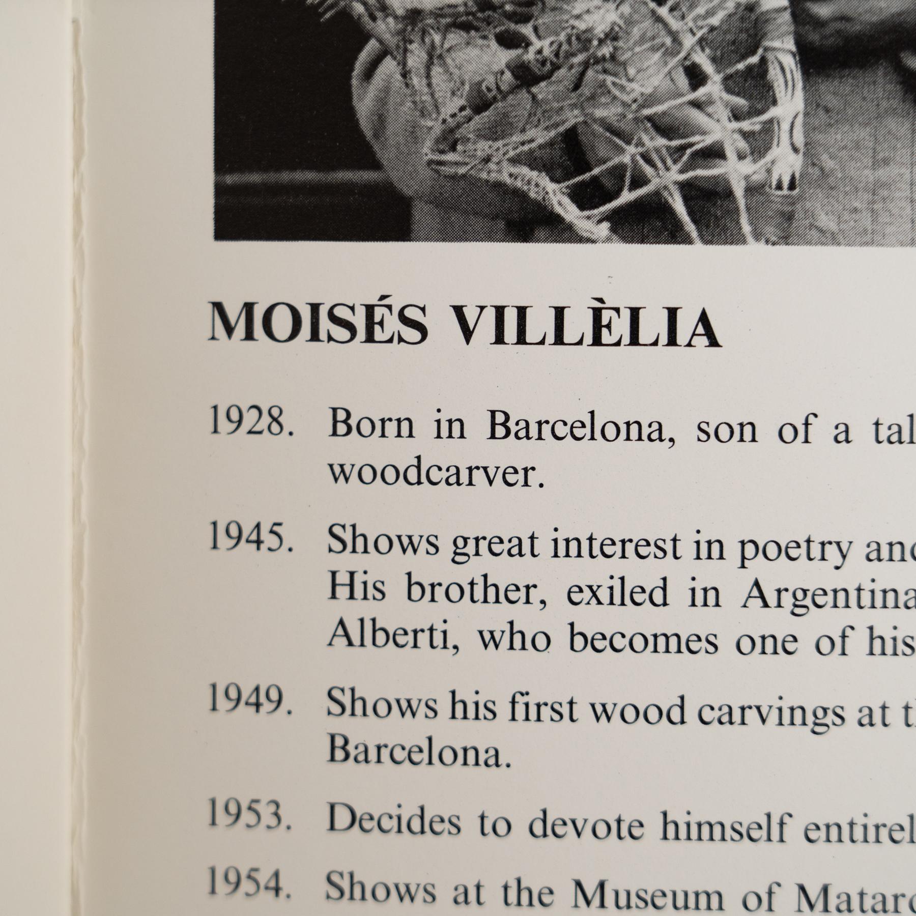 Original Exhibition Catalog – Sculptures 1979 by Moisès Villèlia, Martha Jackson For Sale 3