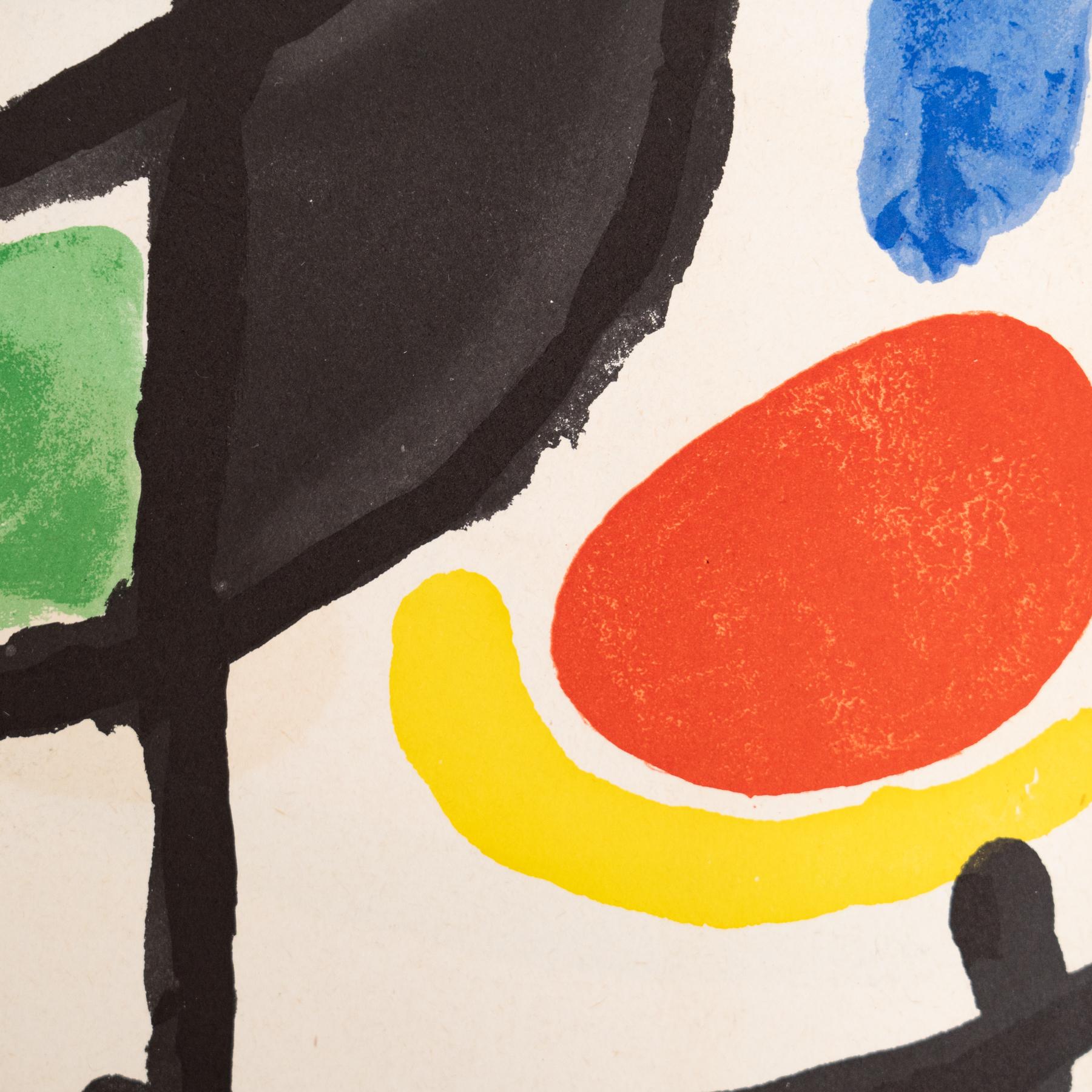 Mid-Century Modern Original Exhibition Catalog – Setembre 1970 by Joan Miró, Sala Gaspar For Sale