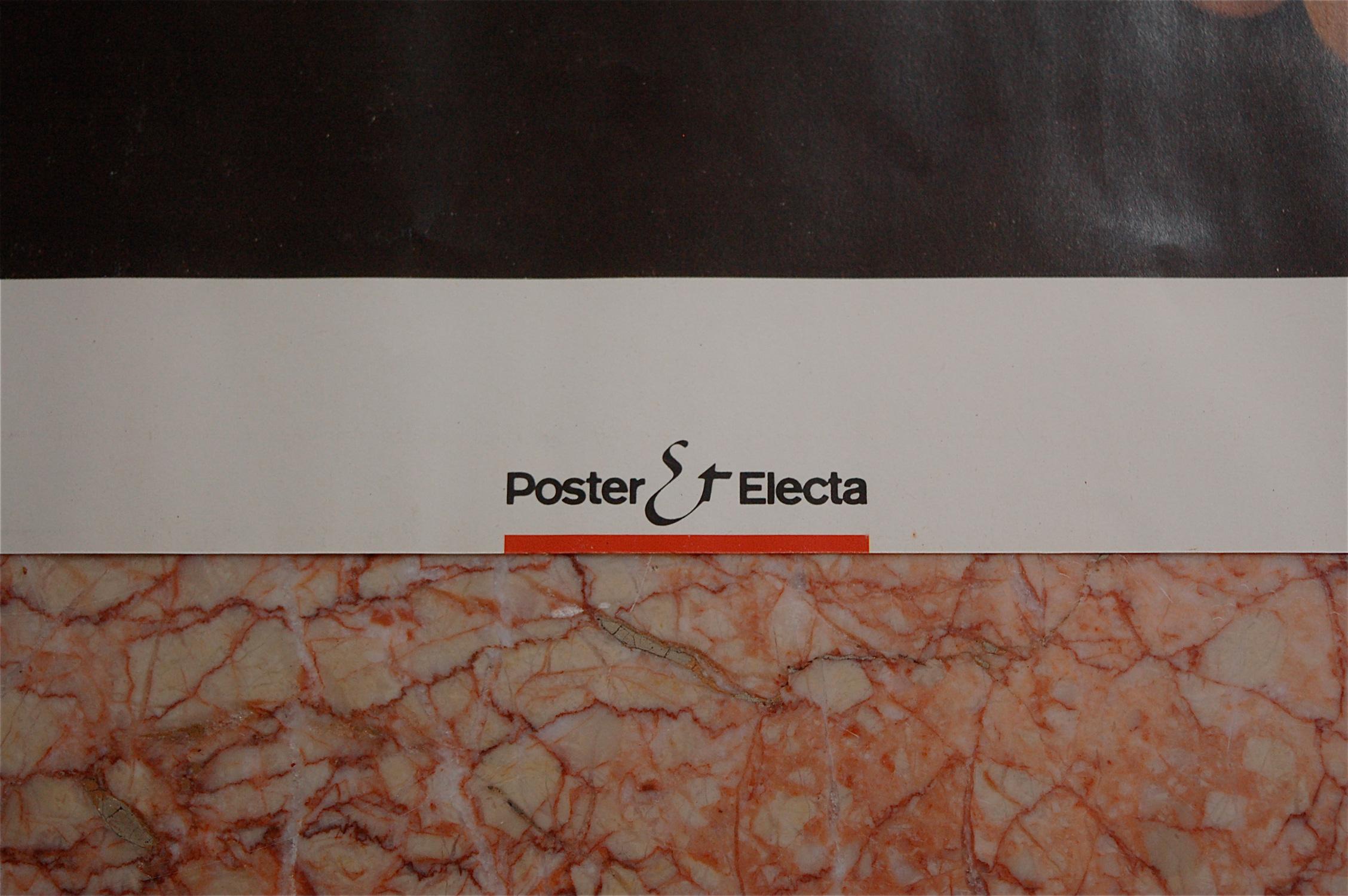 Paper Original Exhibition Poster Felice Casorati, Italy, 1990 For Sale