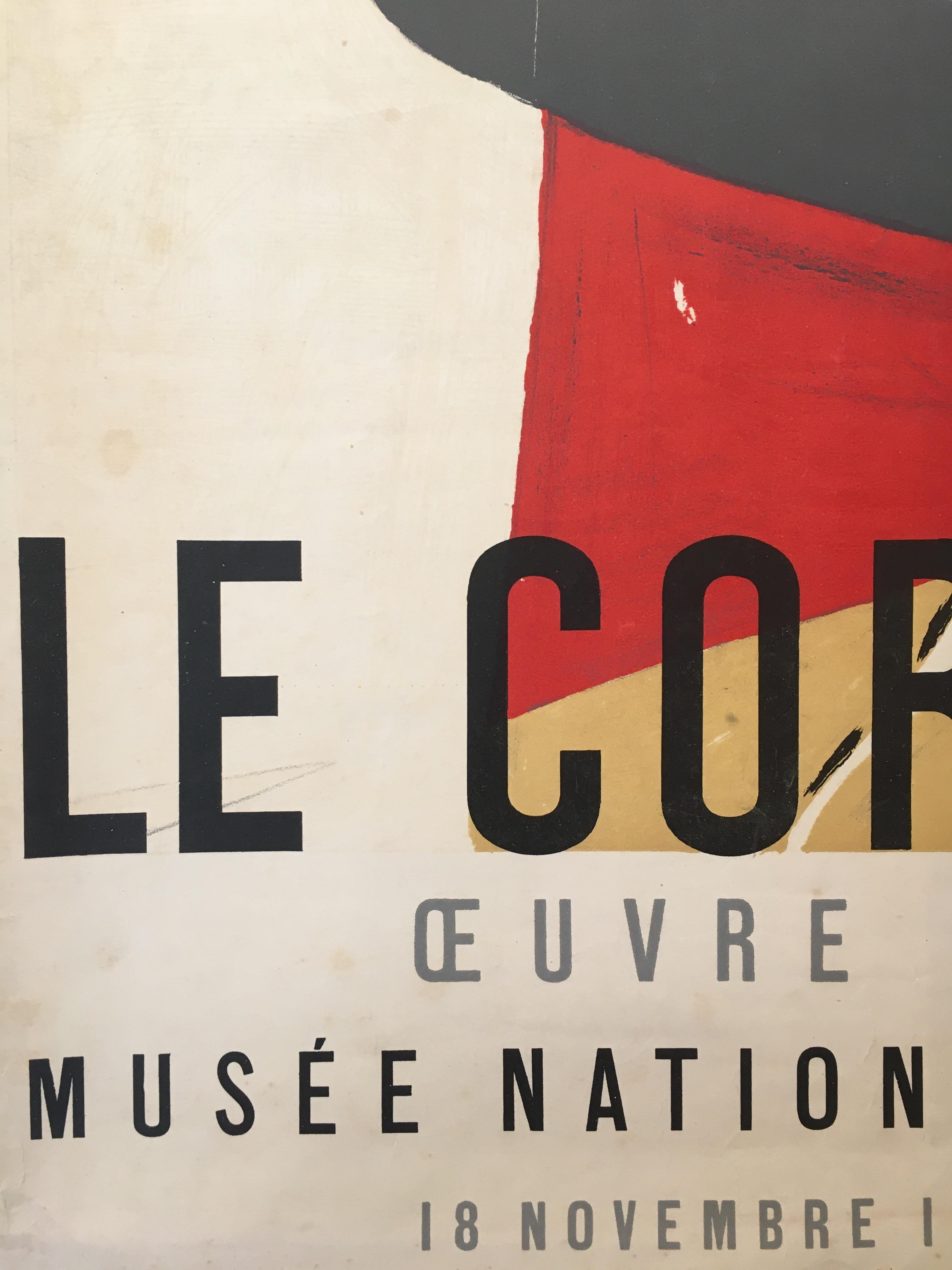 le corbusier exhibition poster