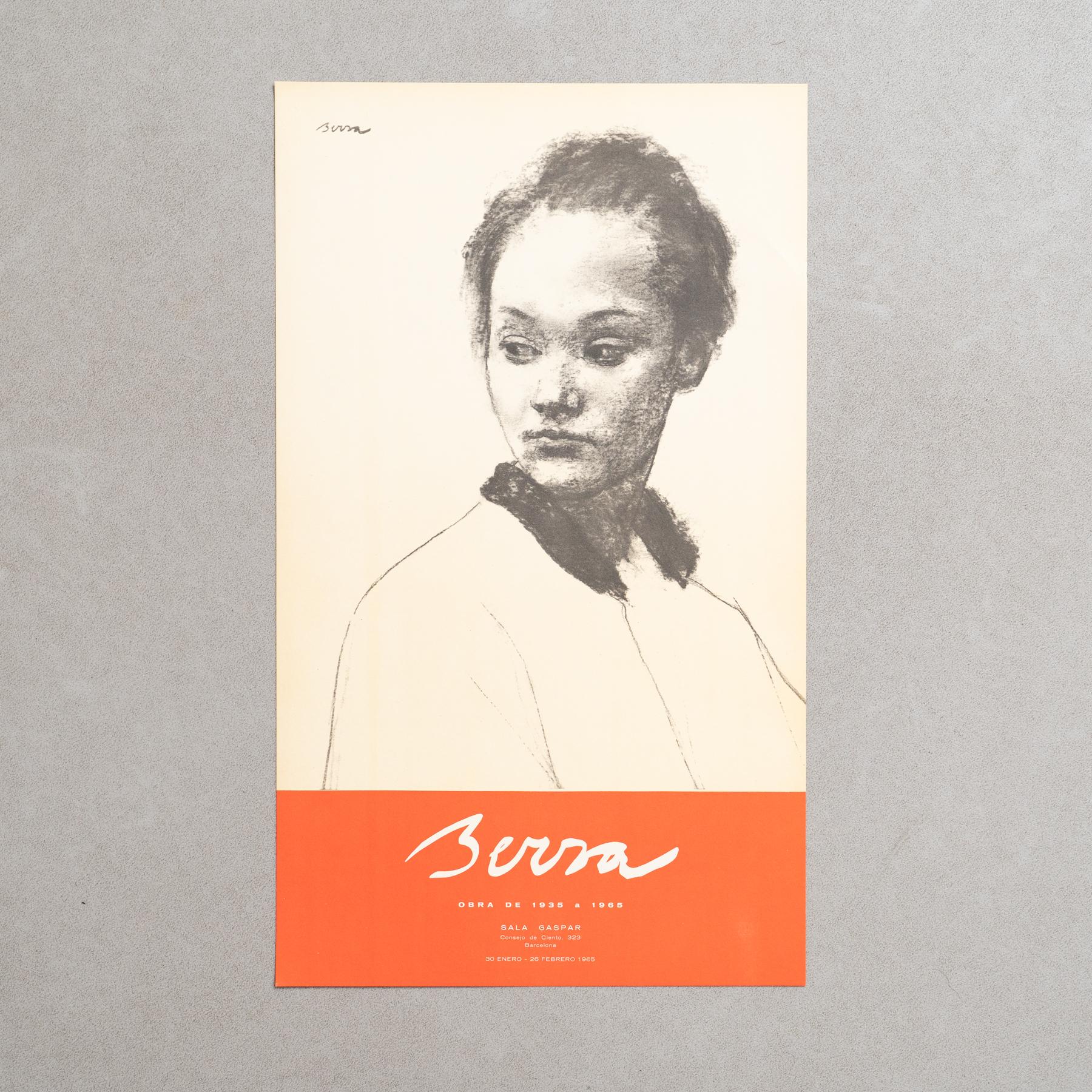 Cartel Original de Exposición - Obra de 1935 a 1965 de Francesc Serra, Sala Gaspar, 1965

Descripción:
Cartel original de la exposición Obra de 1935 a 1965 del artista catalán Francesc Serra, editado para la exposición celebrada en la Sala Gaspar de