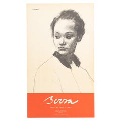 Poster originale della mostra  Opere dal 1935 al 1965 di Francesc Serra, Sala Gaspar