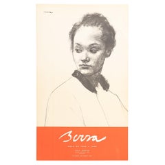 Poster originale della mostra  Opere dal 1935 al 1965 di Francesc Serra, Sala Gaspar