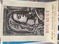 Original Exhibition Poster, ROUAULT ‘MUSEE TOULOUSE-LAUTREC’, 1956