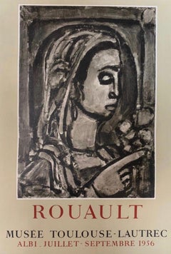 Original Exhibition Poster, ROUAULT ‘MUSEE TOULOUSE-LAUTREC’, 1956
