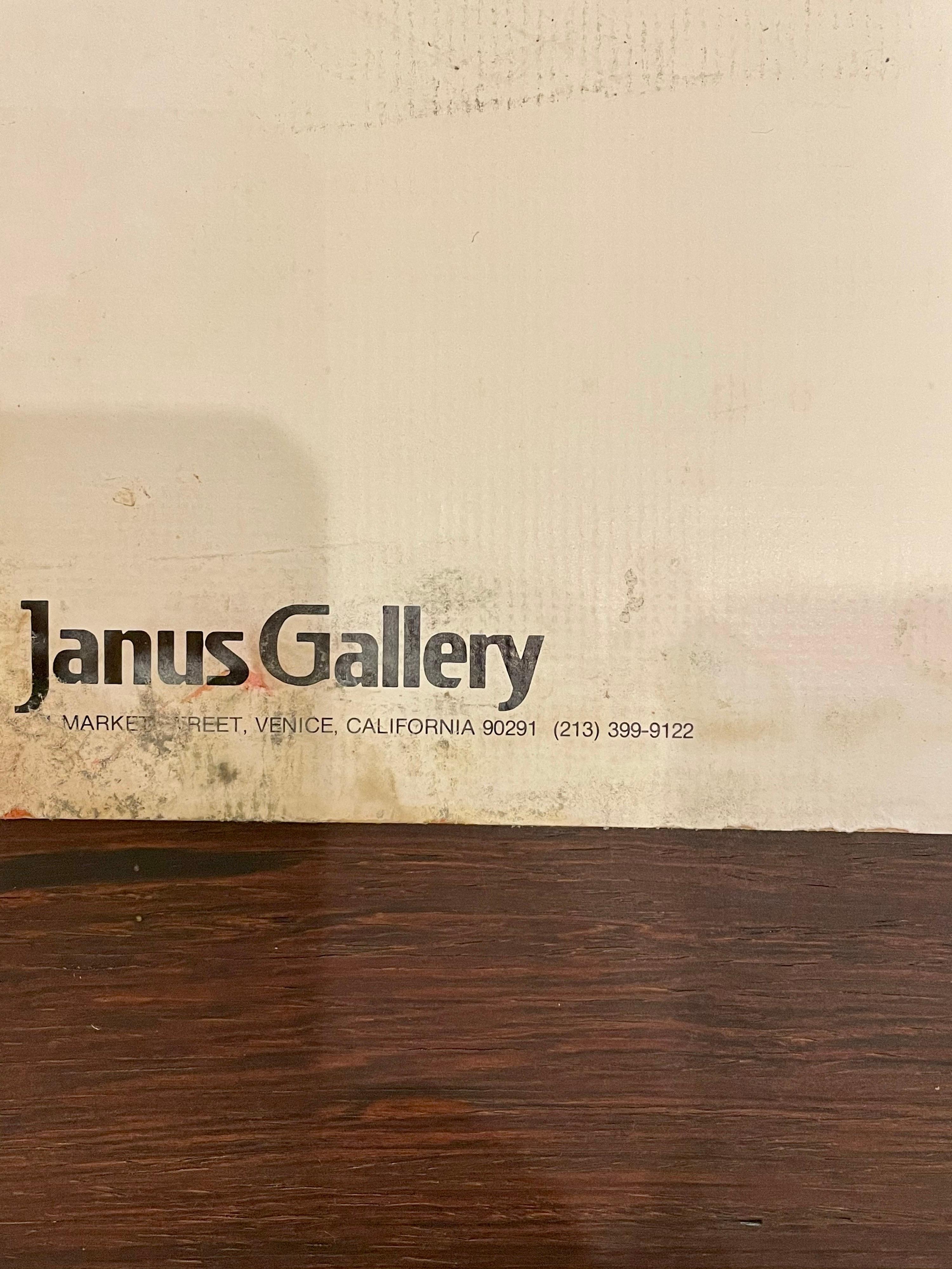 A very rare signed and dated original exhibition poster signed by the artist, James Havard the poster has water damage at the bottom corner as shown but his signature it's ok, it can be restored, we are selling it as / is condition its unframed and