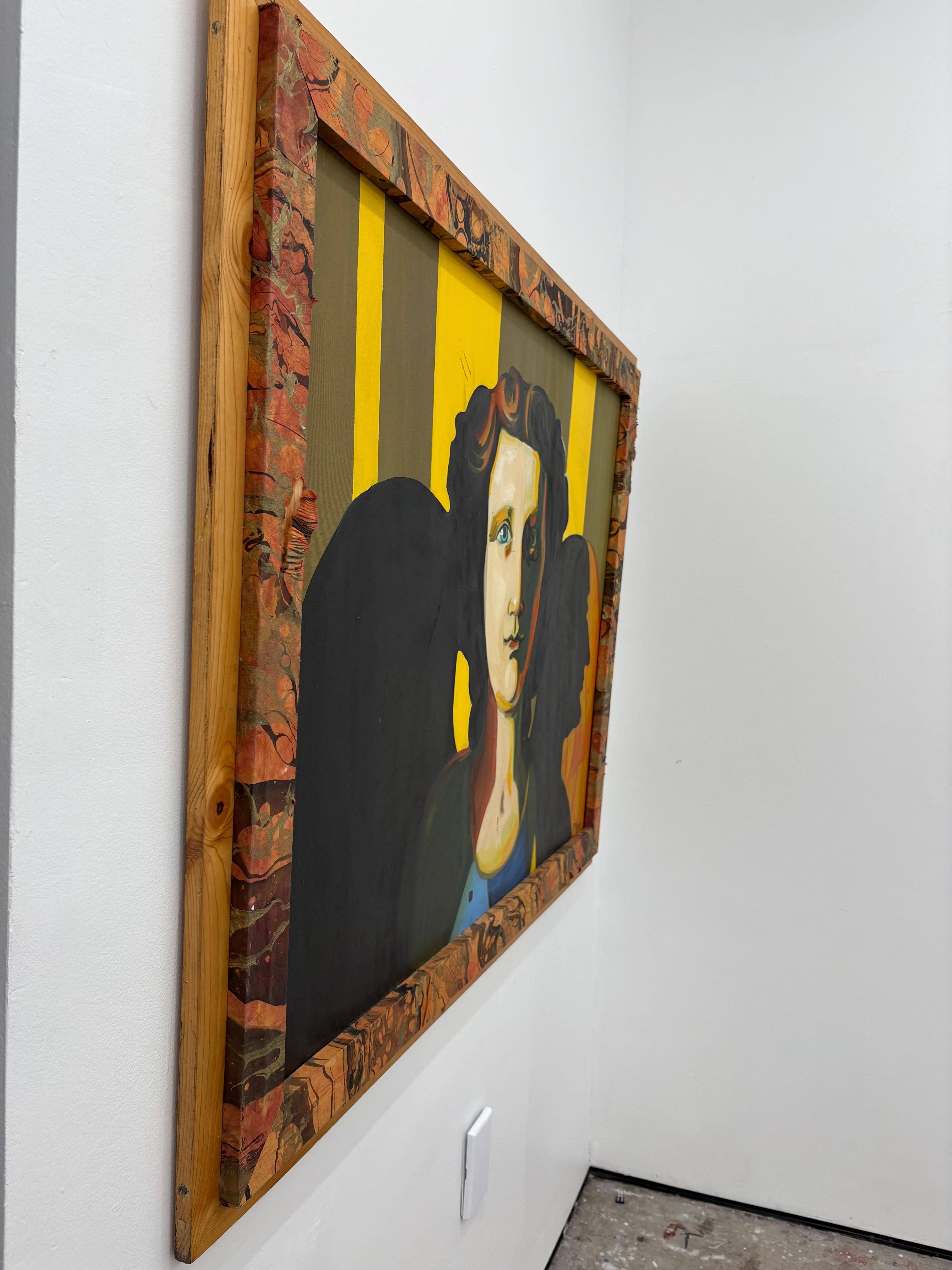 dipinto originale di grandi dimensioni di Patricia Knop, Michelle in the morning in vendita 3