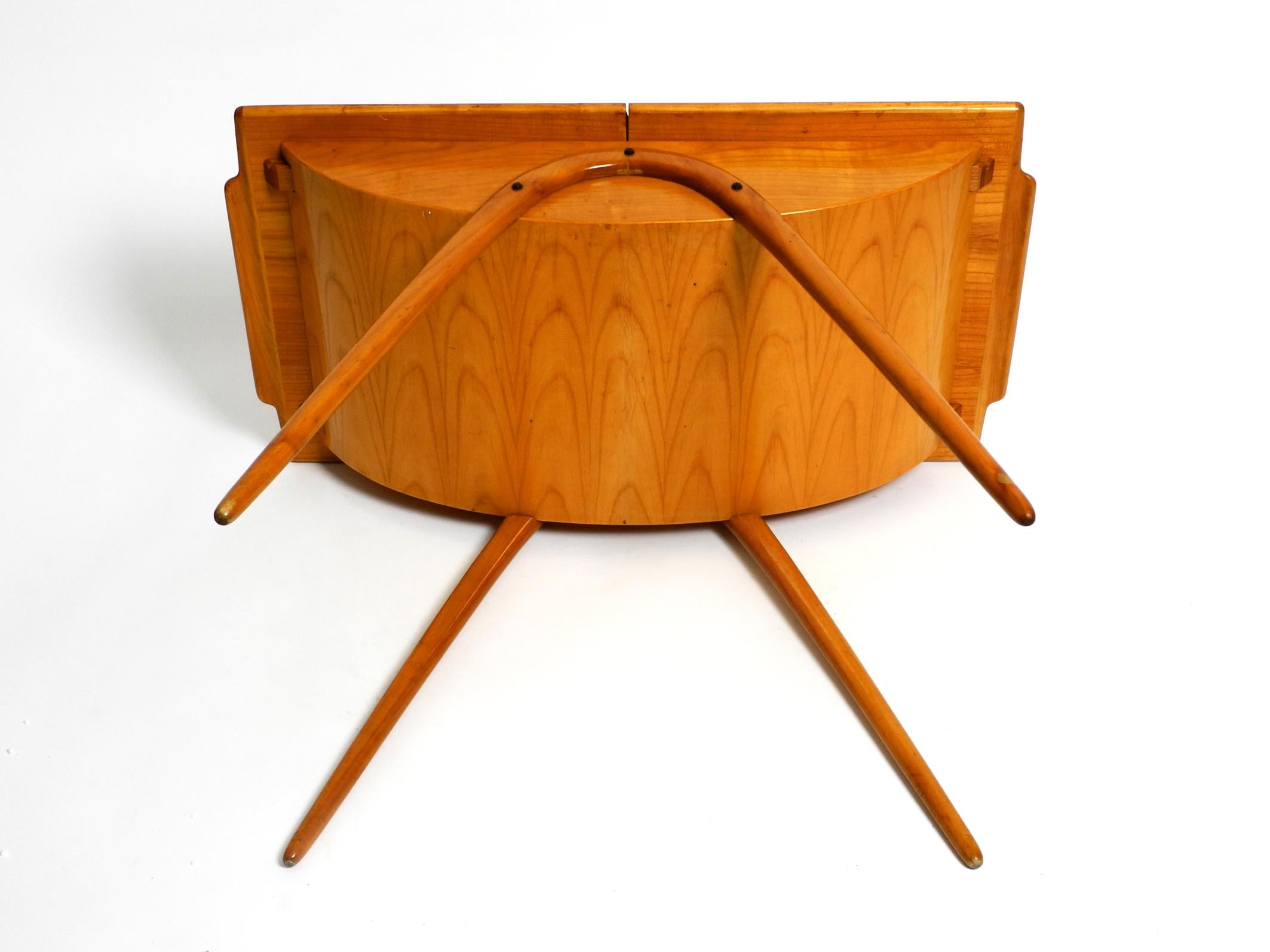 Original Extraordinary Mid-Century Modern Side Table with Sliding Doors 2