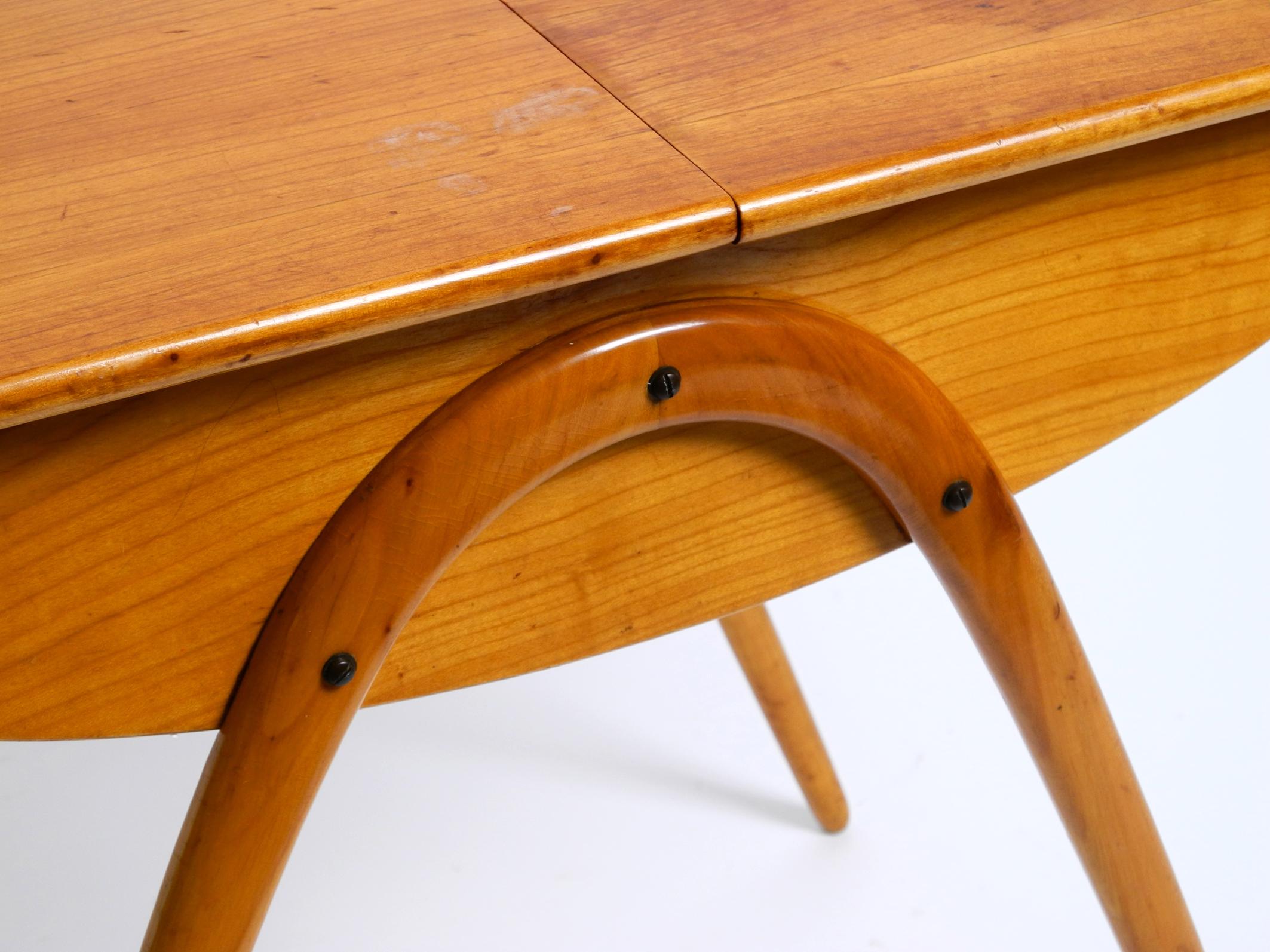 Original Extraordinary Mid-Century Modern Side Table with Sliding Doors 1