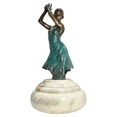 Originale Fabian Perez Flamenco-Tänzer-Bronze-Skulptur 