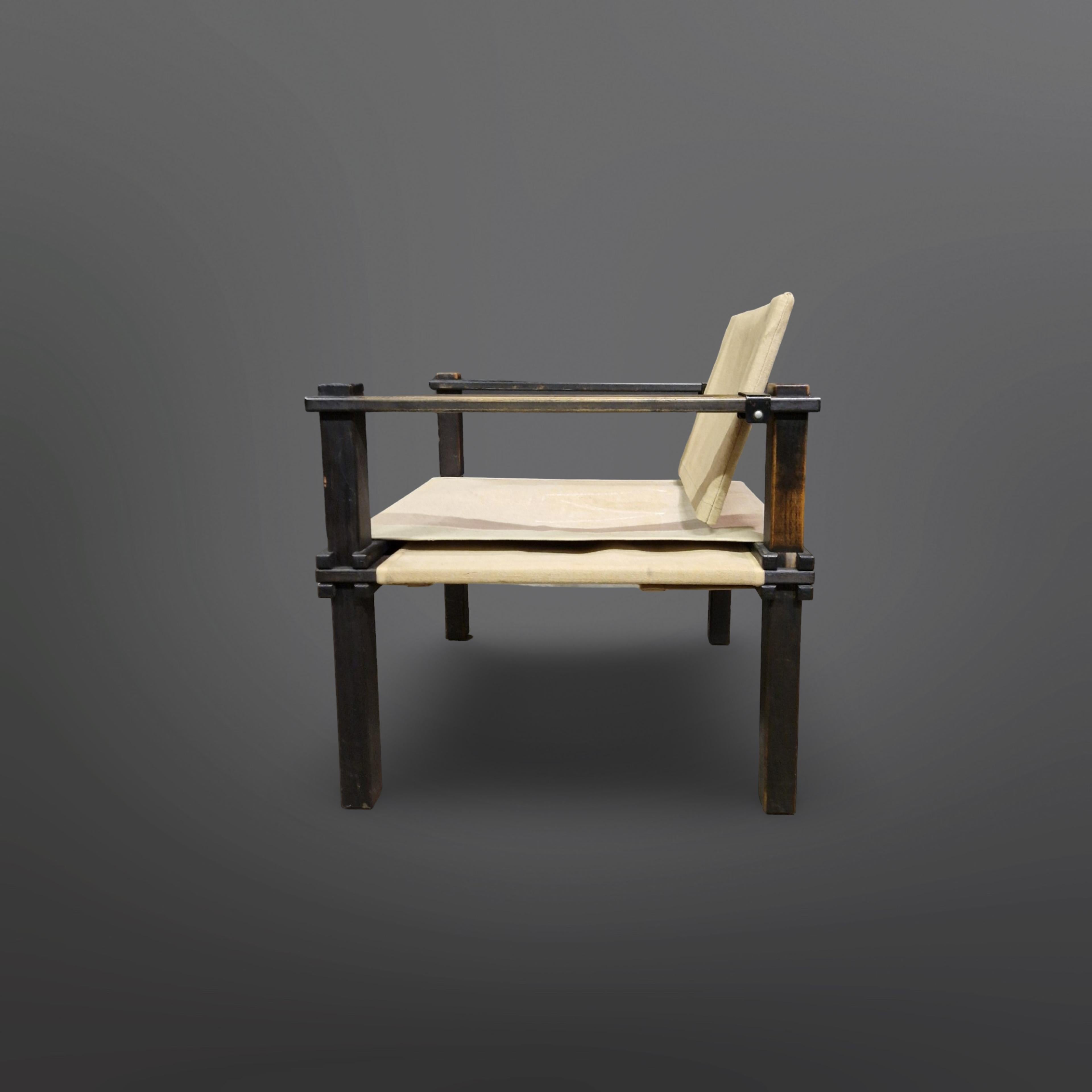 Original farmer chair and table by Gerd Lange for Bofinger, Germany 1960s For Sale 6