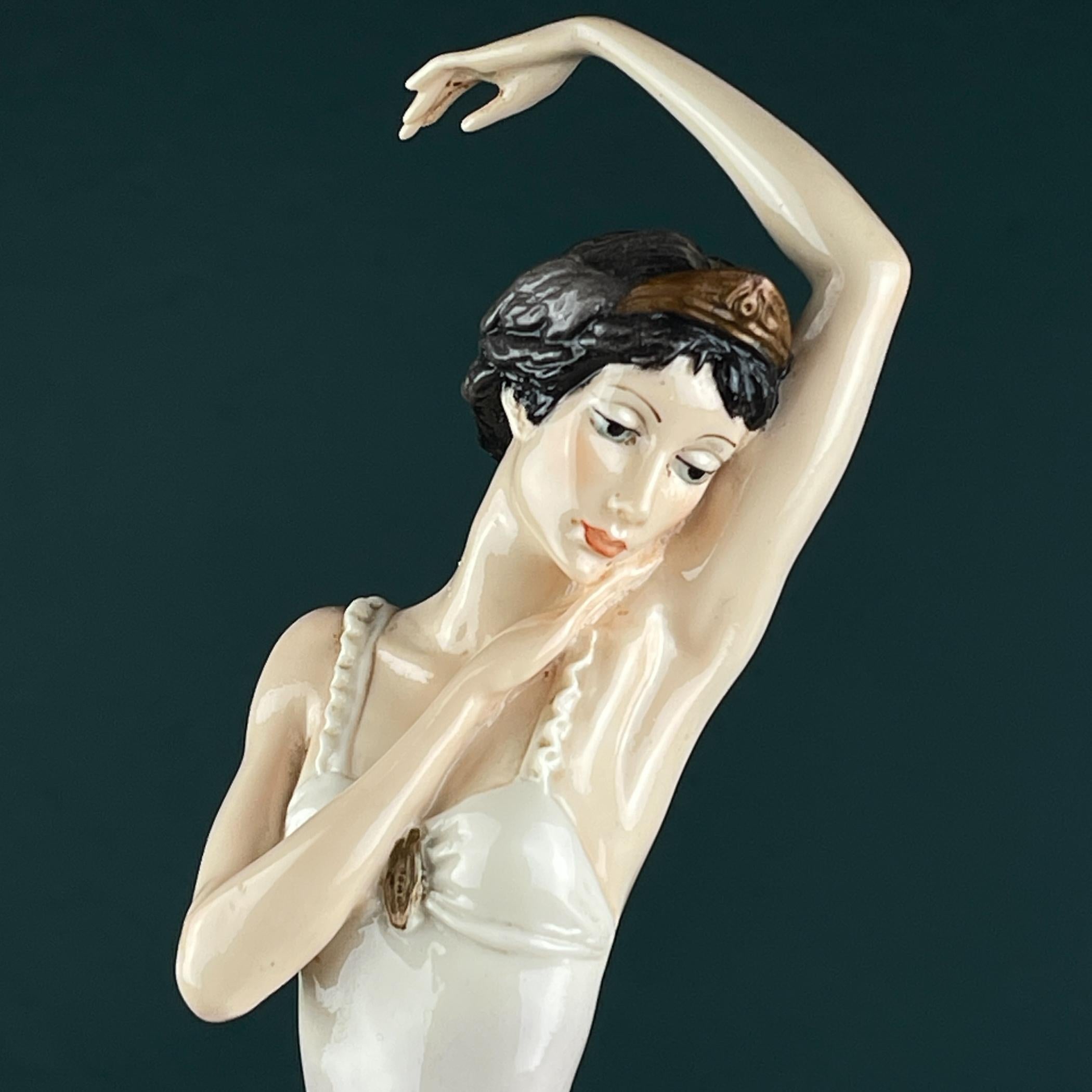Figurilla original Bailarina de Giuseppe Armani para Capodimonte, Italia 1987 siglo XX