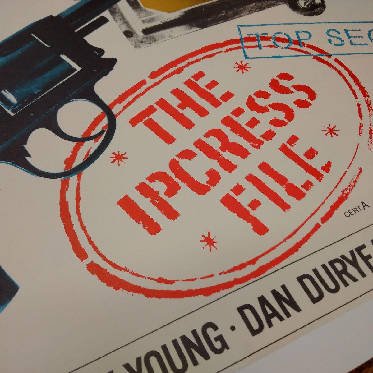 British Original Film Poster for 'The Ipcress File' Starring Michael Caine, Dated 1965