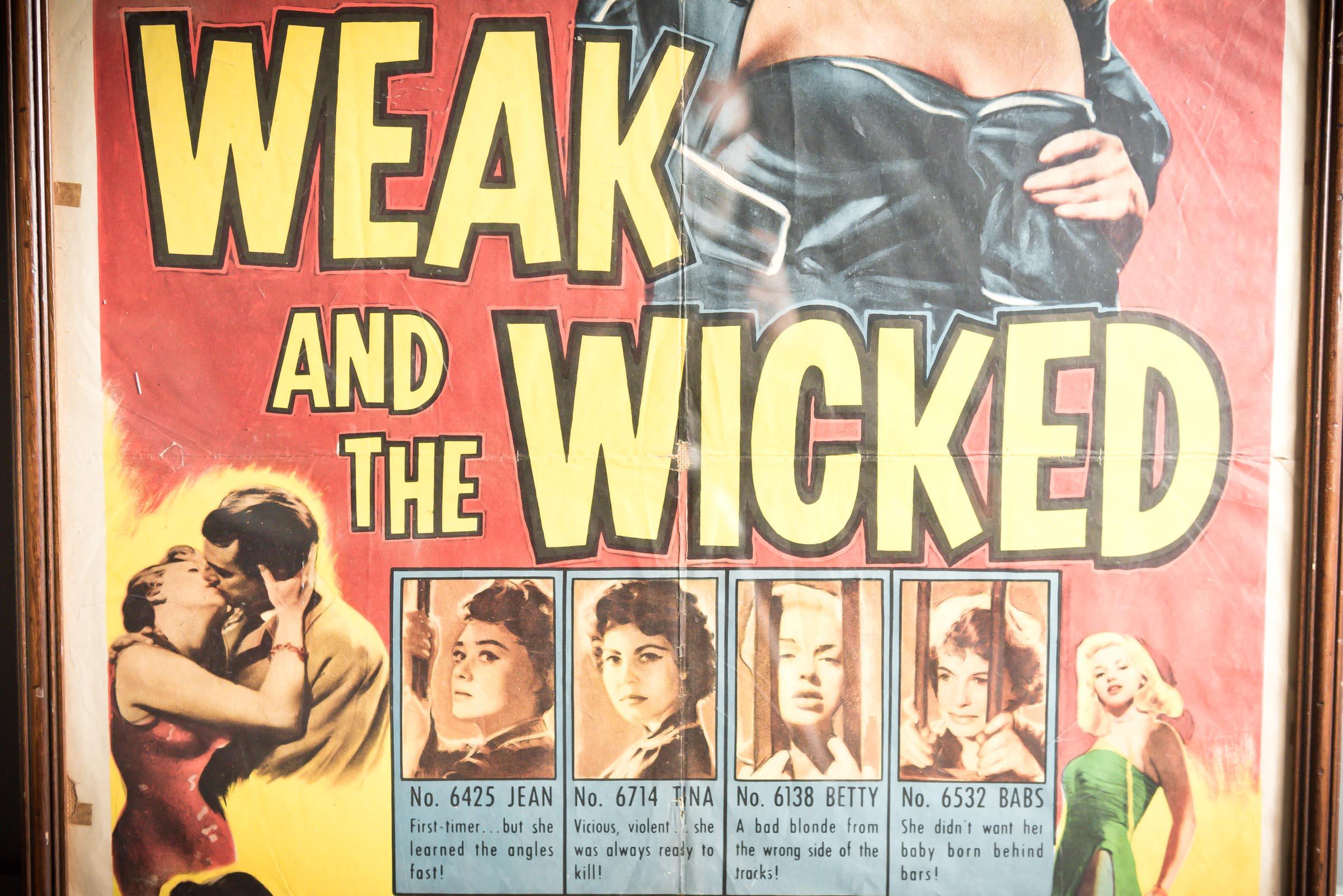 20ième siècle Affiche d'origine du film « The Weak and the Wicket » en vente
