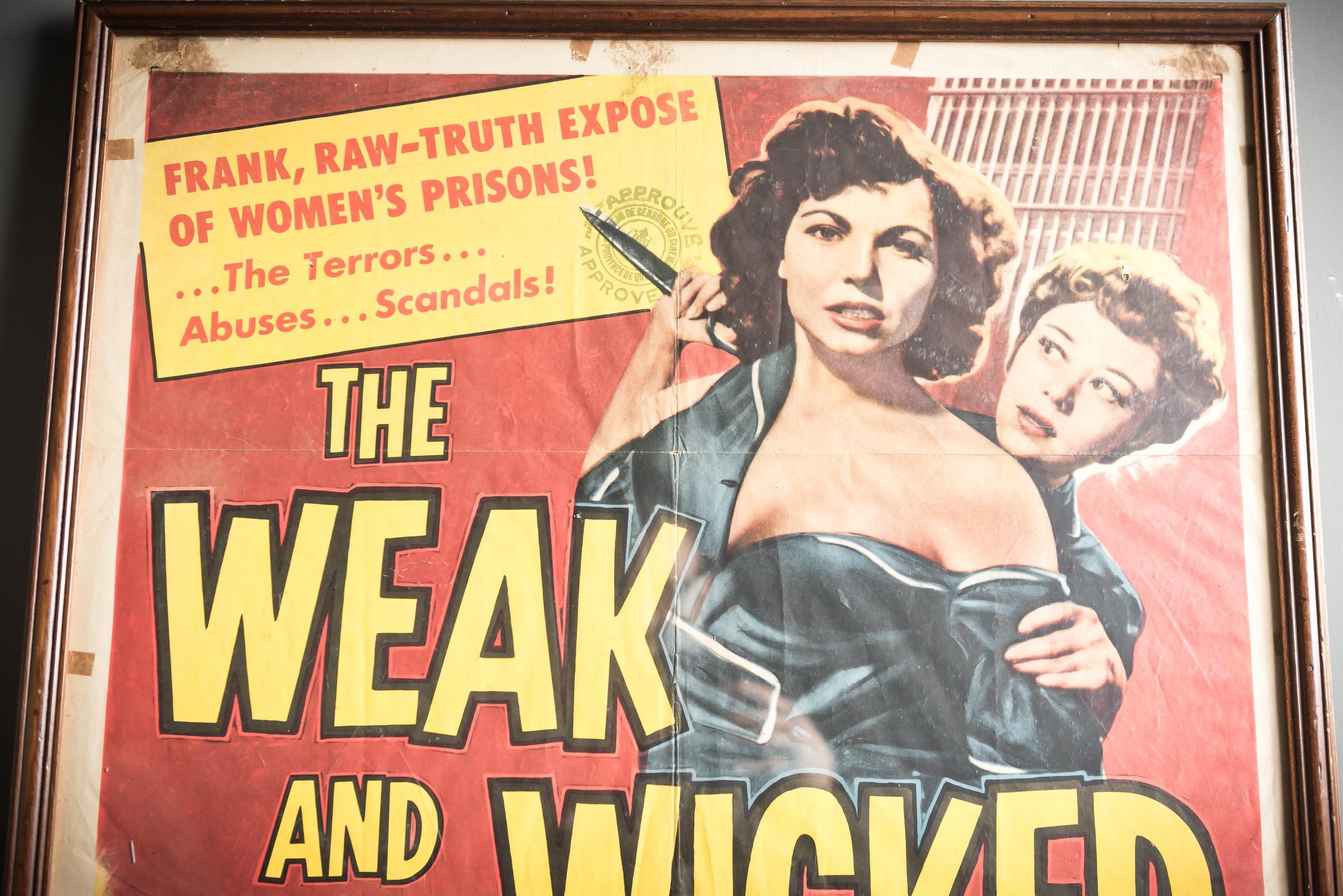 Papier Affiche d'origine du film « The Weak and the Wicket » en vente