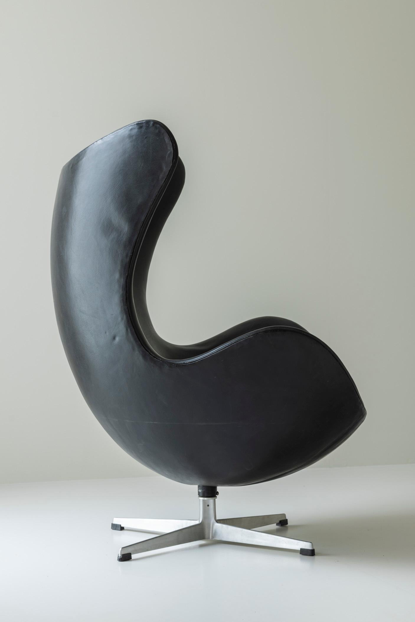 Original-Erstausgabe des Sessels 'Egg' von Arne Jacobsen für Fritz Hansen, DK 1958 im Angebot 3