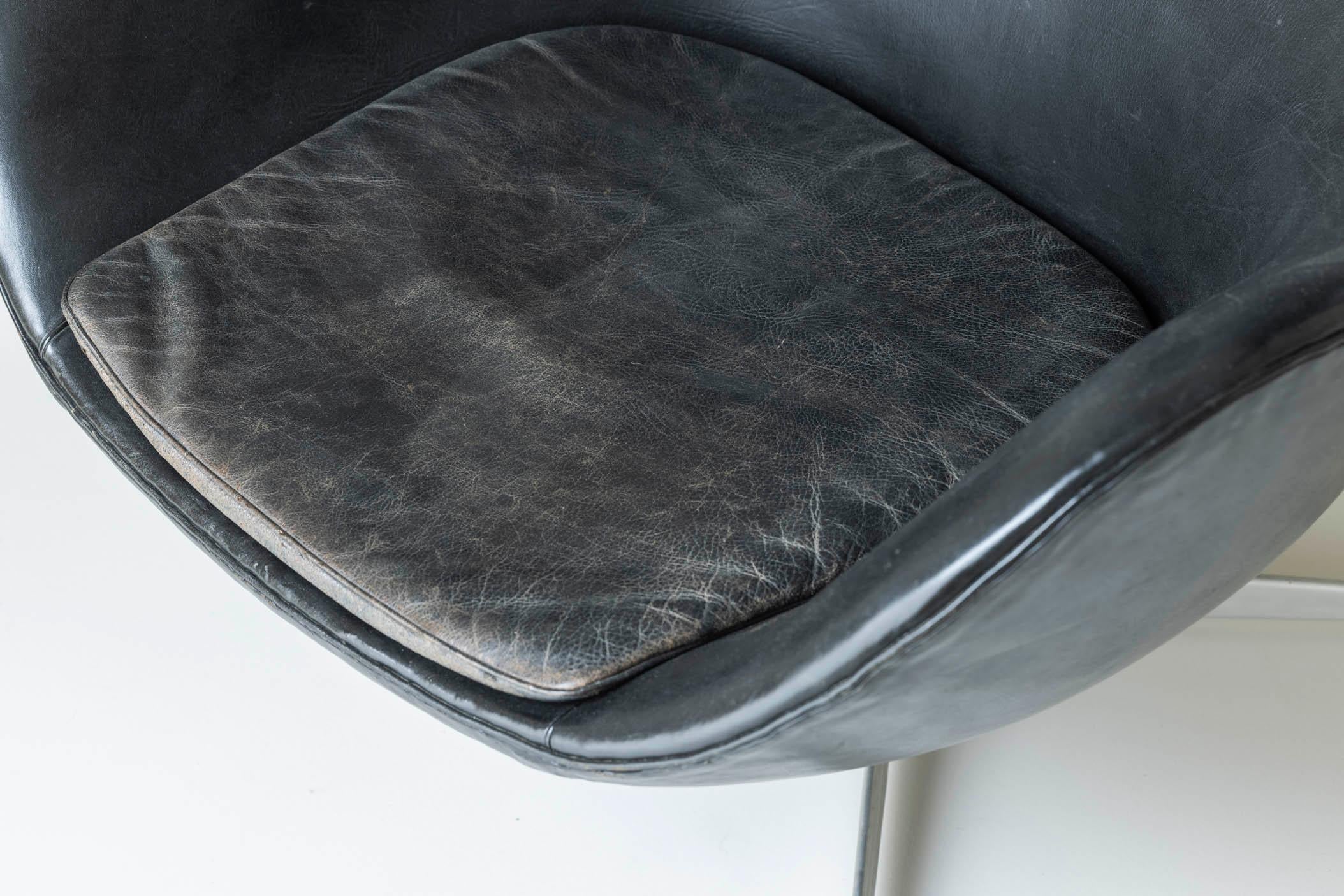 Original-Erstausgabe des Sessels 'Egg' von Arne Jacobsen für Fritz Hansen, DK 1958 (Mitte des 20. Jahrhunderts) im Angebot