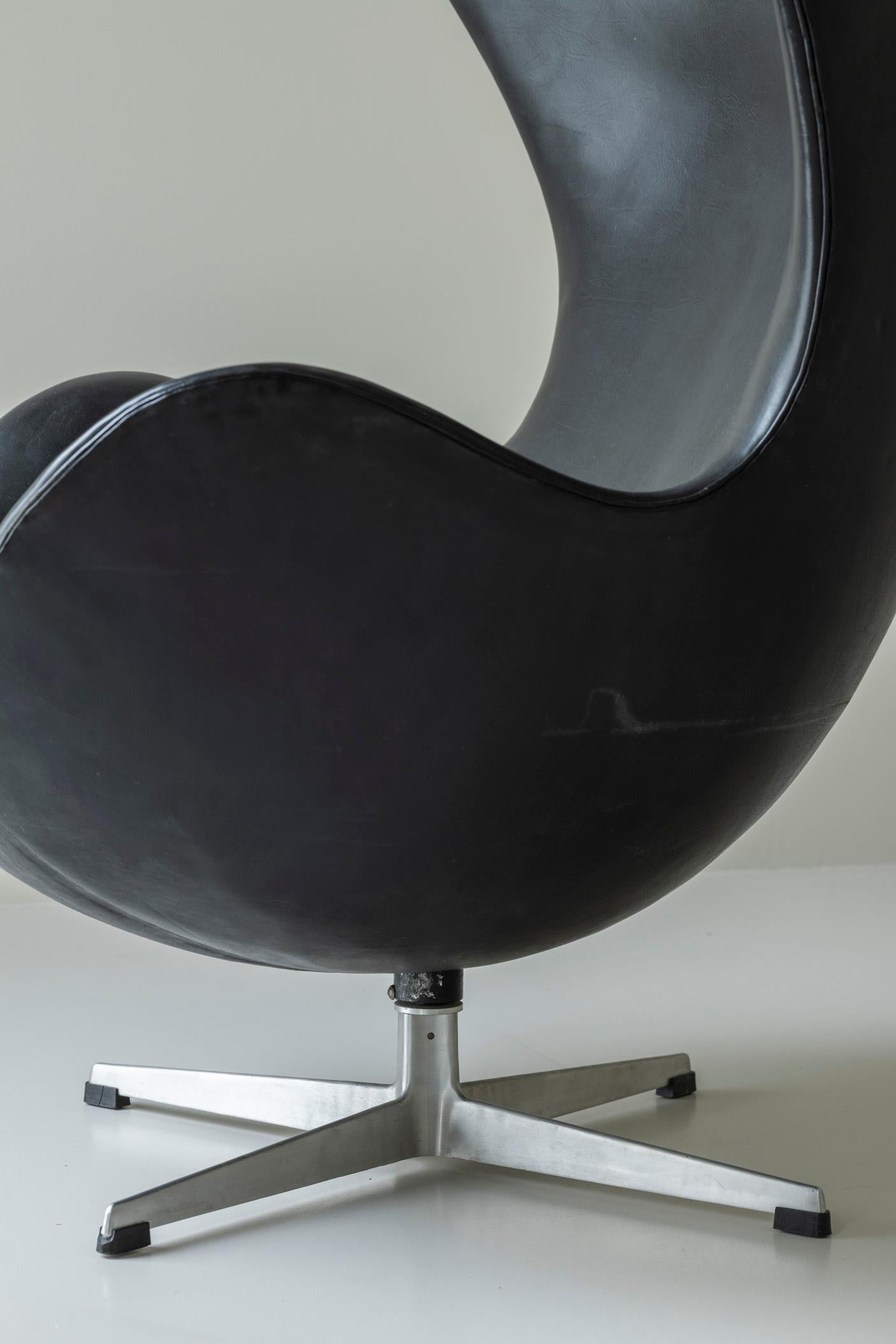 Original-Erstausgabe des Sessels 'Egg' von Arne Jacobsen für Fritz Hansen, DK 1958 im Angebot 2