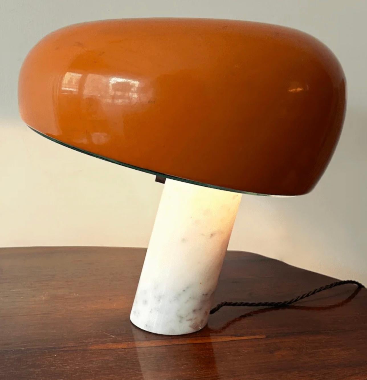 Italian Original First Edition ‘Snoopy’, Table Lamp by Achille & Pier Giacomo, 1967 For Sale