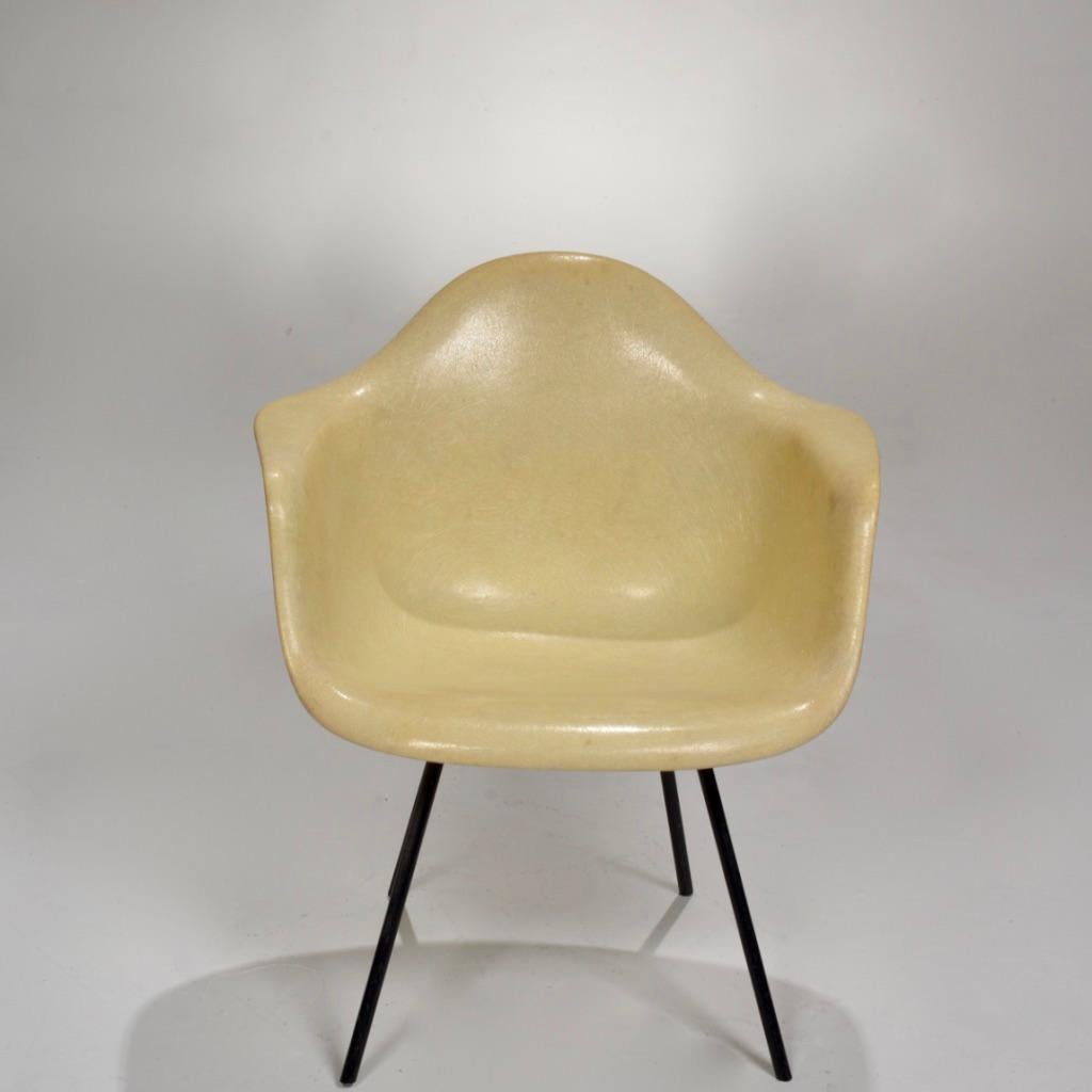 Mid-20th Century Original First Generation Eames Zenith Rope-Edge LAX Lounge Chair For Sale