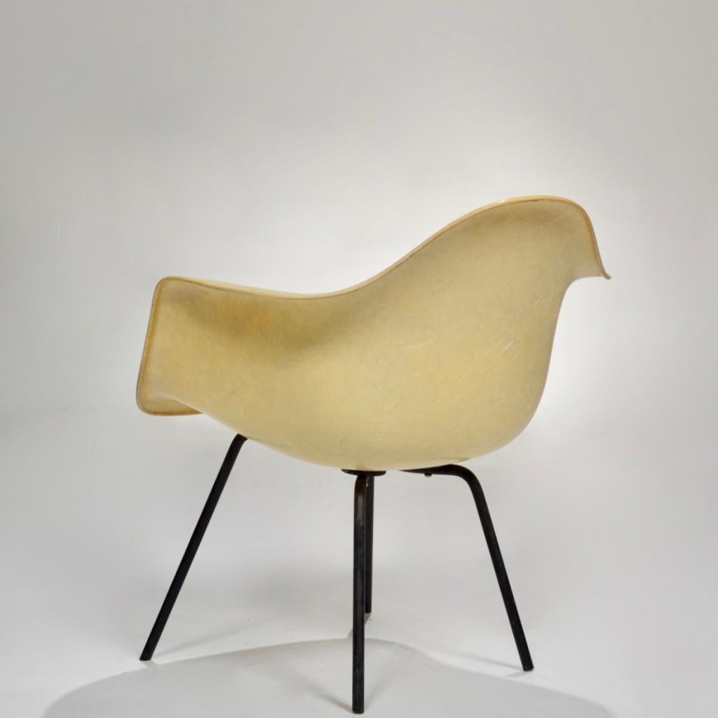 Fiberglass Original First Generation Eames Zenith Rope-Edge LAX Lounge Chair For Sale