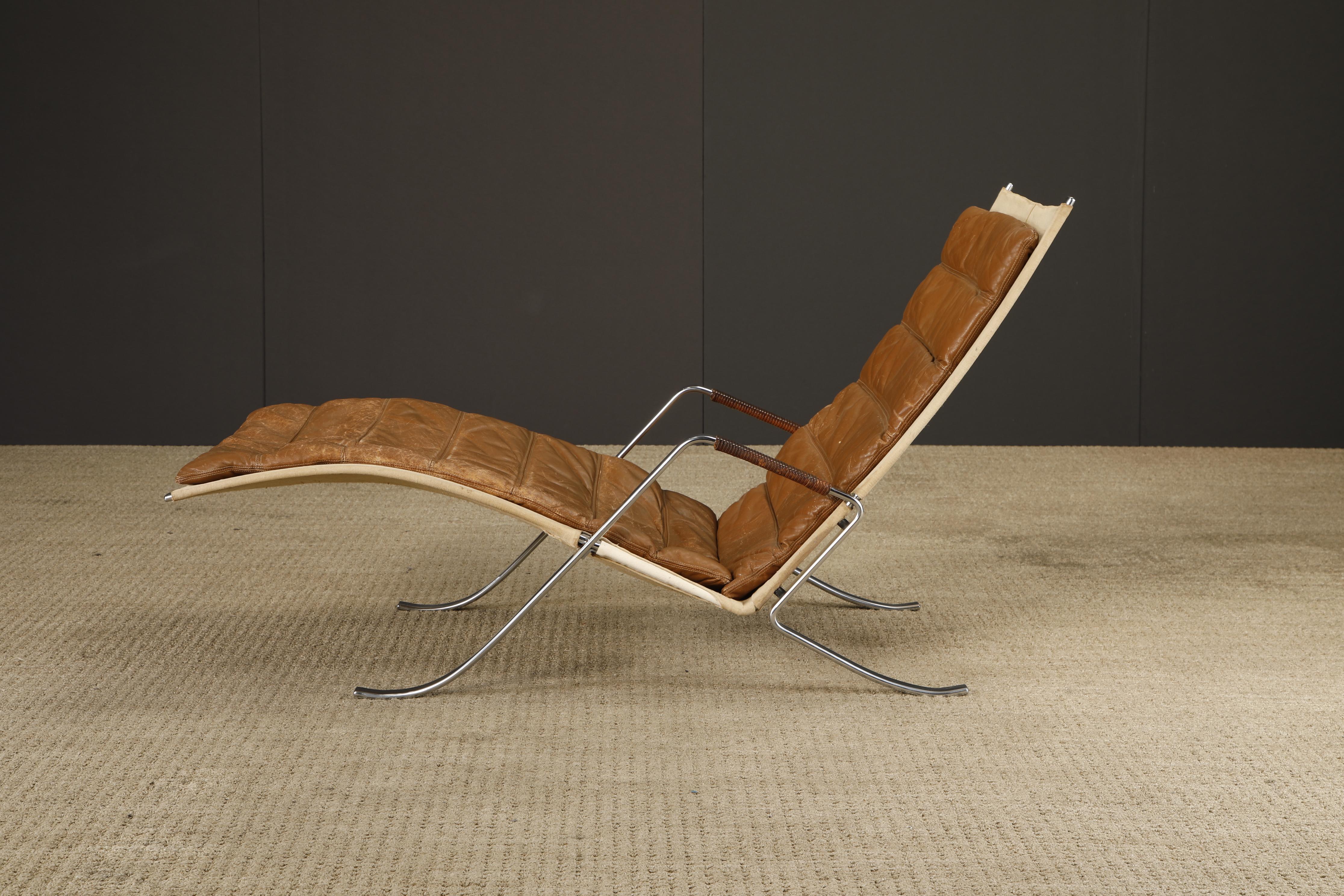 Chaise originale FK-87 Grasshopper di Fabricius & Kastholm per Alfred Kill, anni '60 in vendita 5