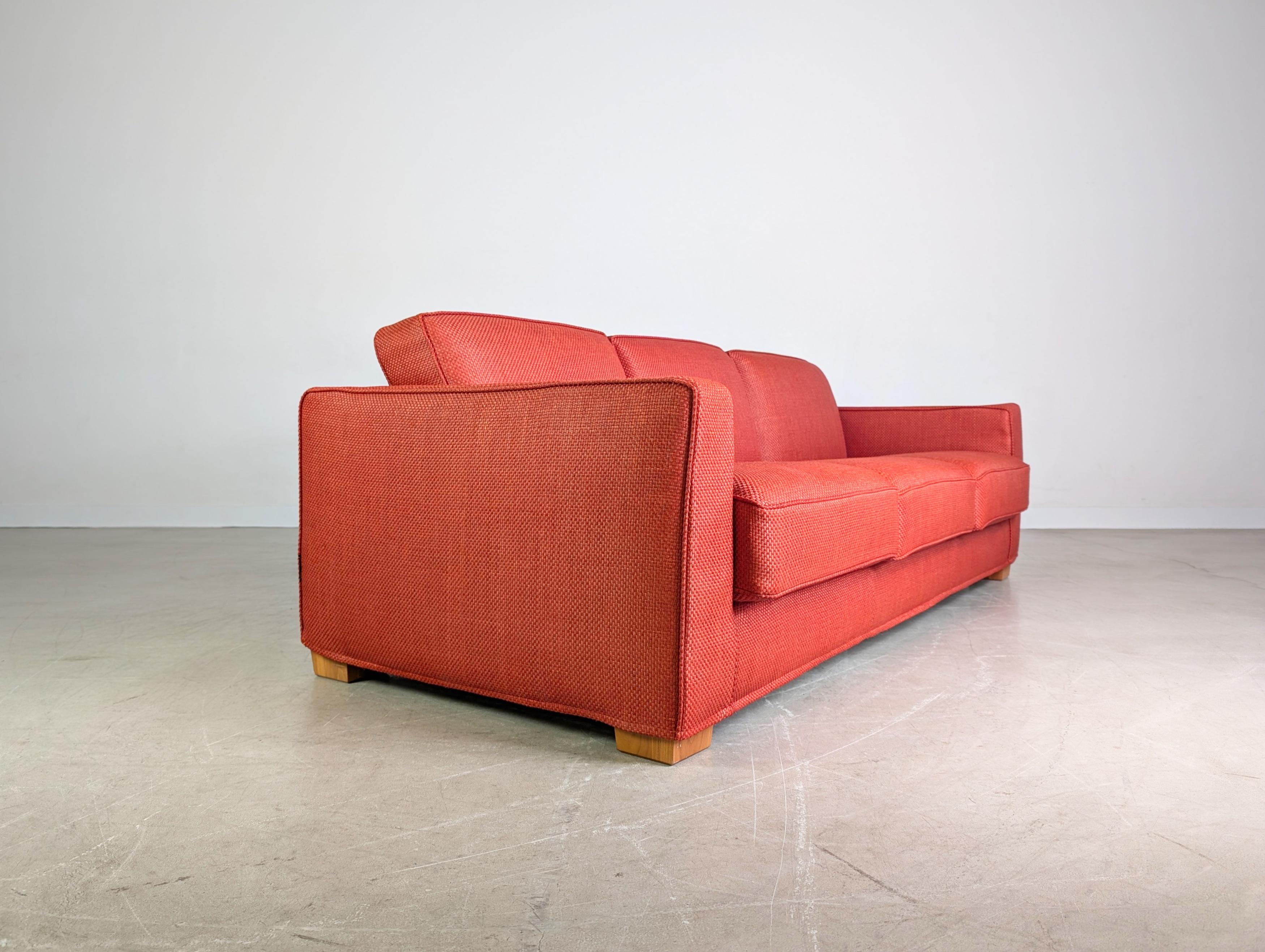 Original Flexform Italia Sofa Bob Couch Centro Studi 1997 rot (Italienisch) im Angebot