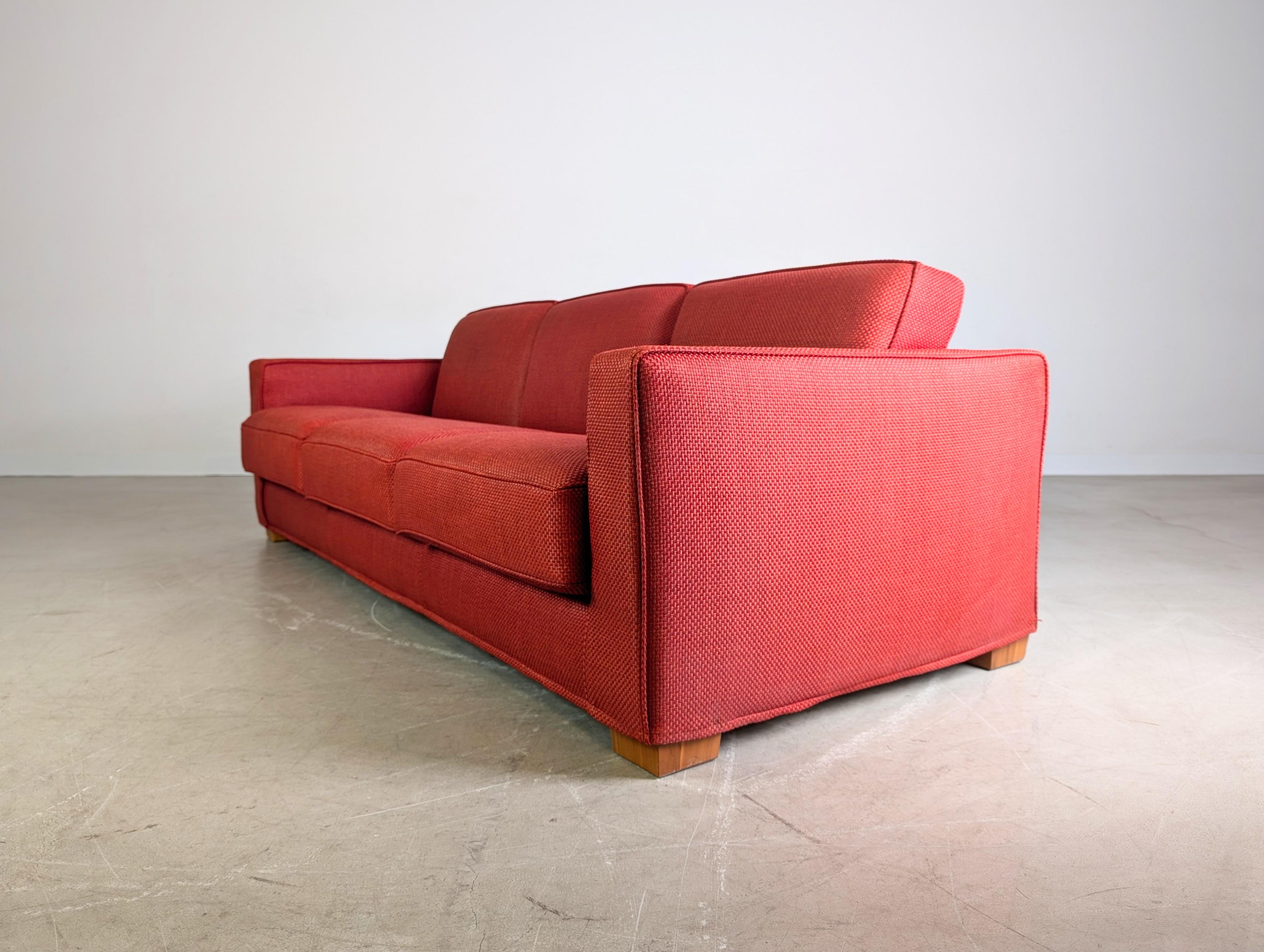 Original Flexform Italia Sofa Bob Couch Centro Studi 1997 rot (21. Jahrhundert und zeitgenössisch) im Angebot