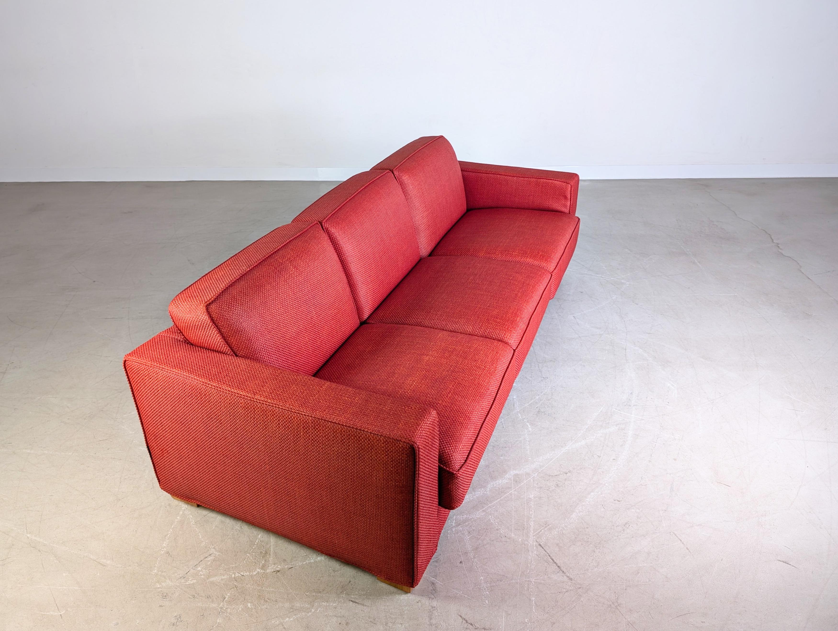 Original Flexform Italia Sofa Bob Couch Centro Studi 1997 rot im Angebot 1